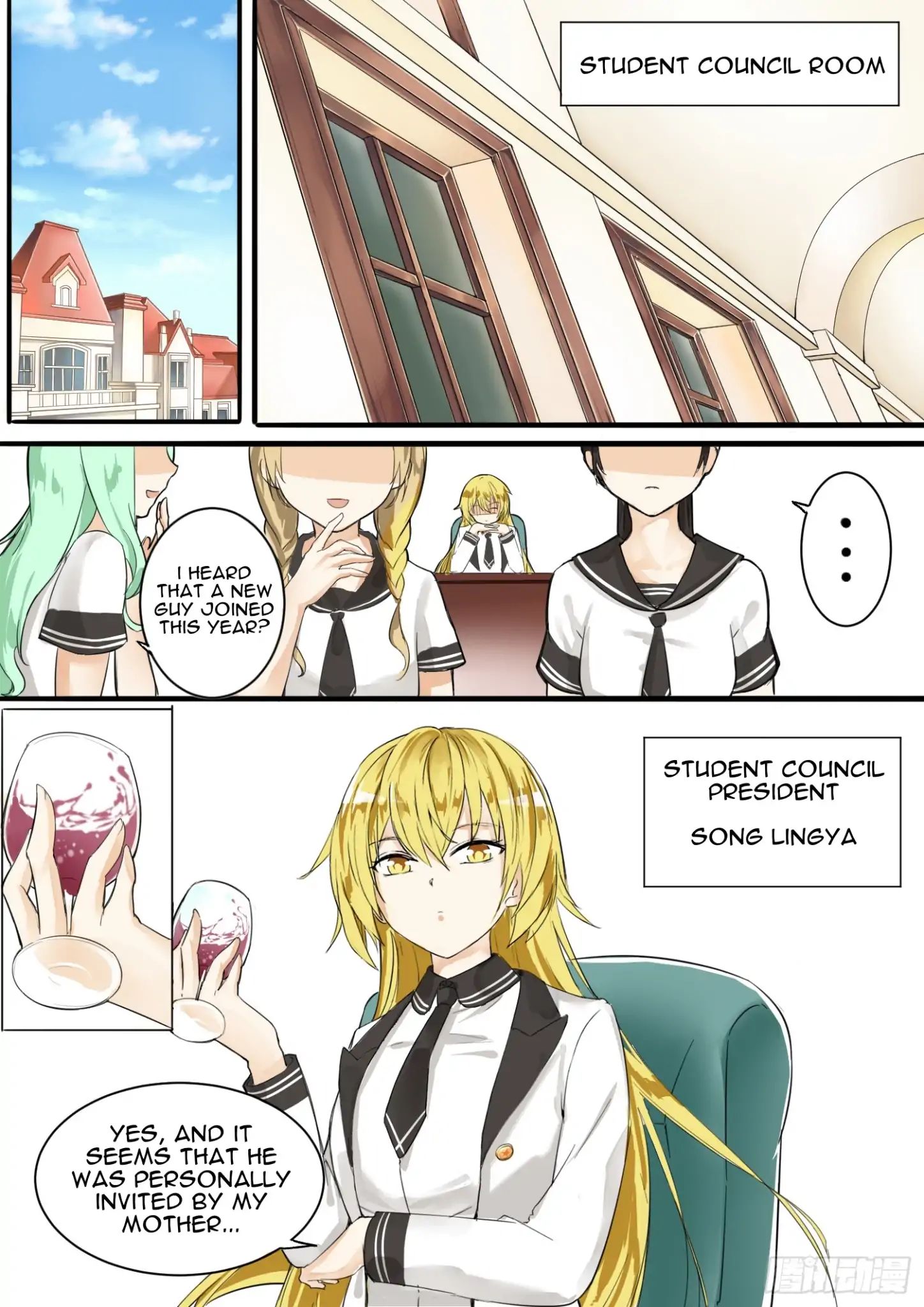 The Boy In The All-Girls School - Chapter 7: Student Council Meeting