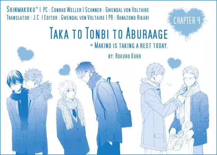 Taka To Tonbi To Aburaage - Chapter 4: Makino Is Taking A Rest Today (Part 2)