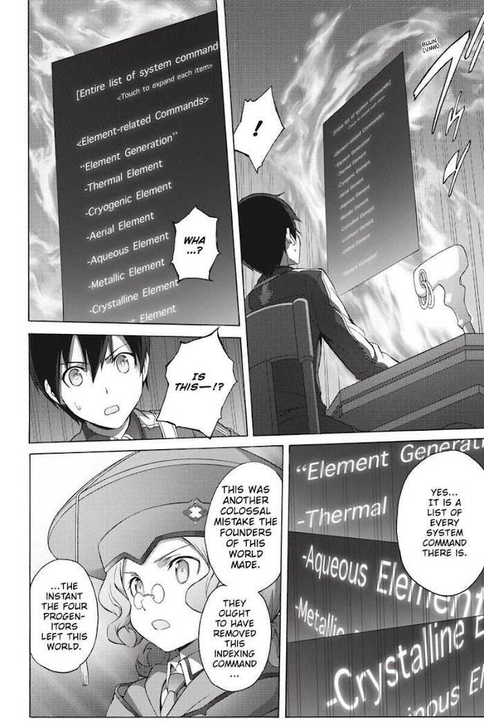 Sword Art Online - Project Alicization - Chapter 22