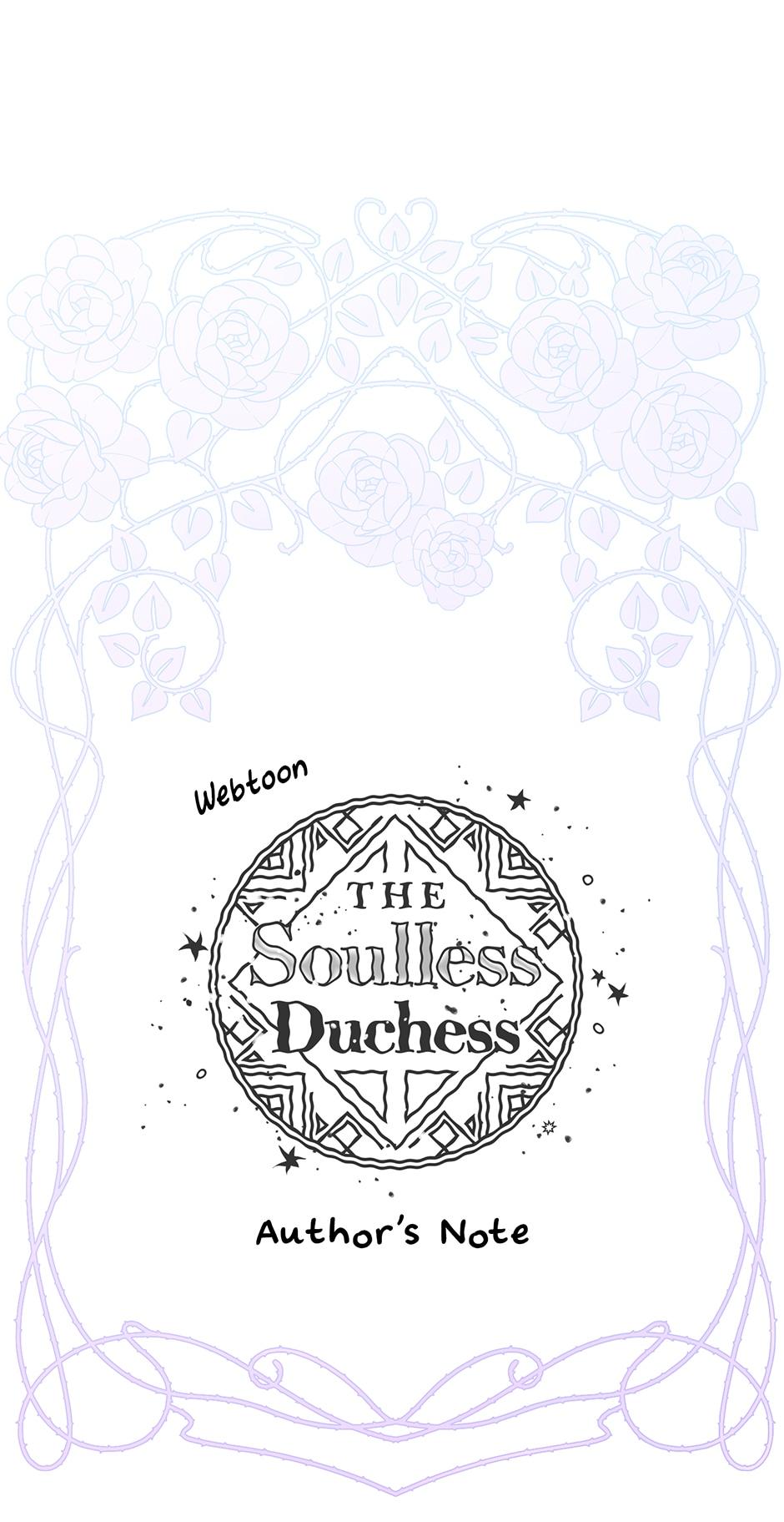 The Duchess With An Empty Soul - Extra. : Author's Note