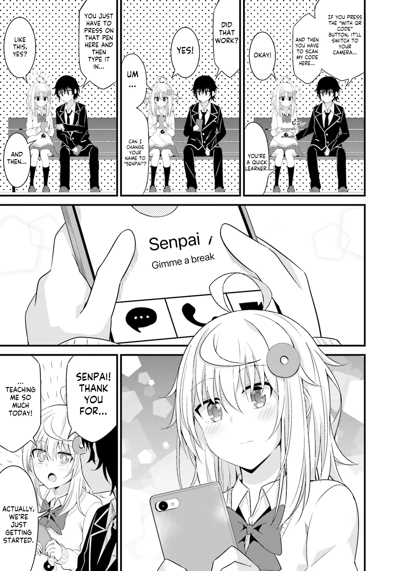 Senpai, Chotto Ii Desu Ka? - Vol.1 Chapter 5: Shiranui-San Buys A Smartphone