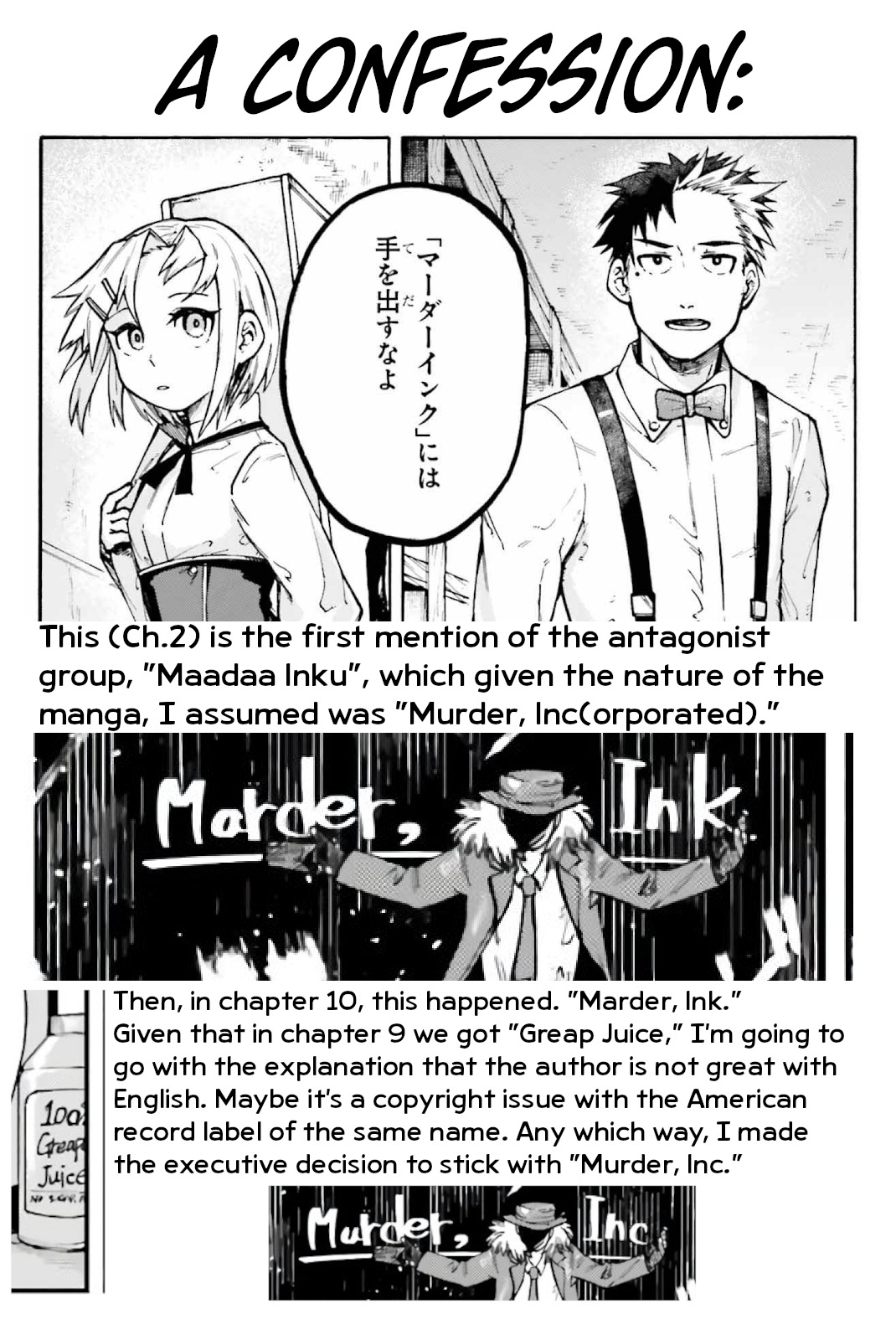 Killer And Immortal Target - Chapter 10: Murder, Inc.