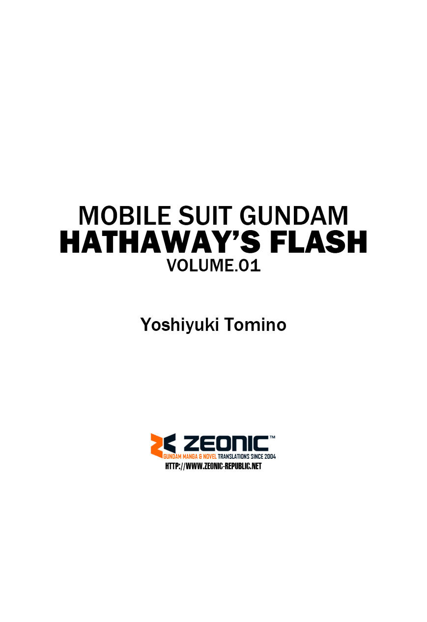 Mobile Suit Gundam: Hathaway's Flash - Chapter 0 : Prologue