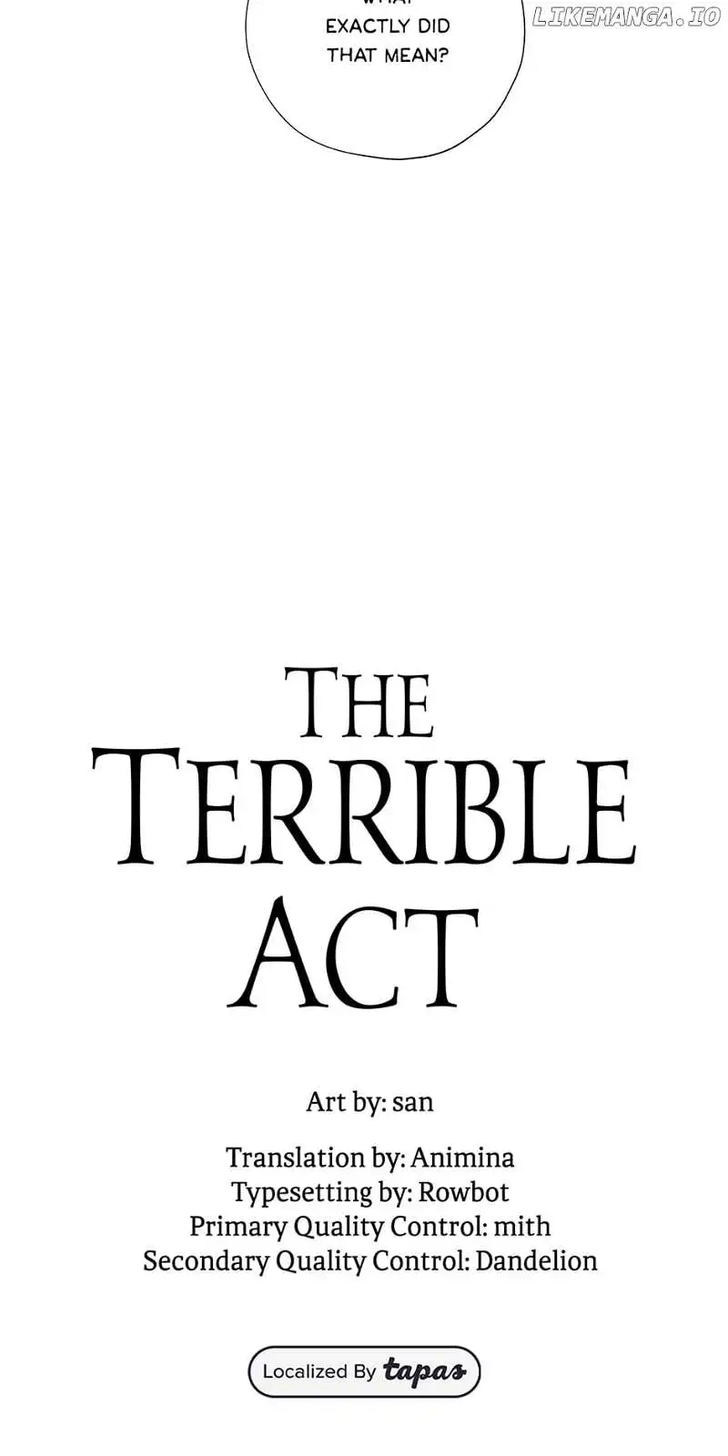 The Terrible Act - Chapter 27