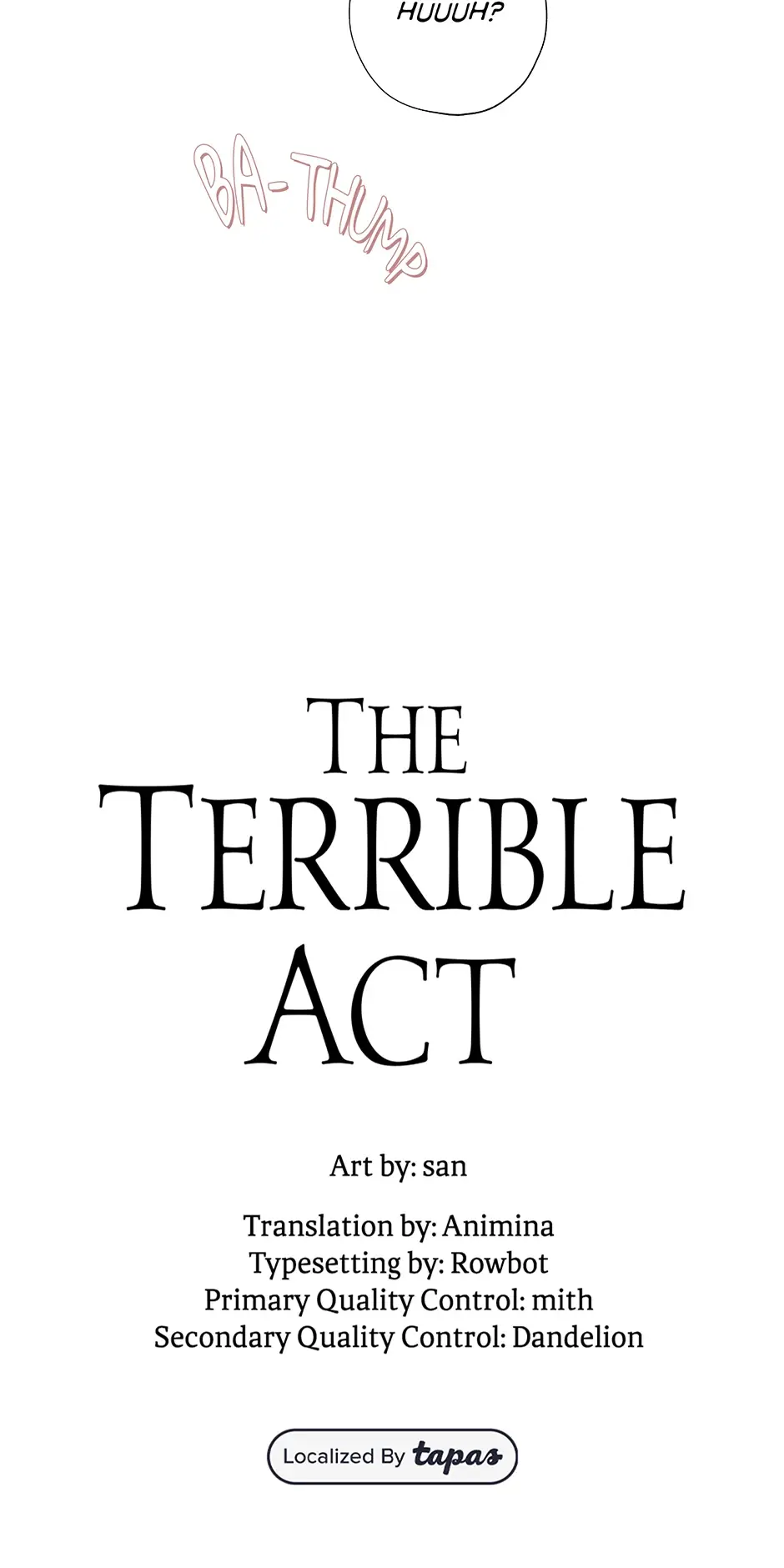 The Terrible Act - Chapter 53