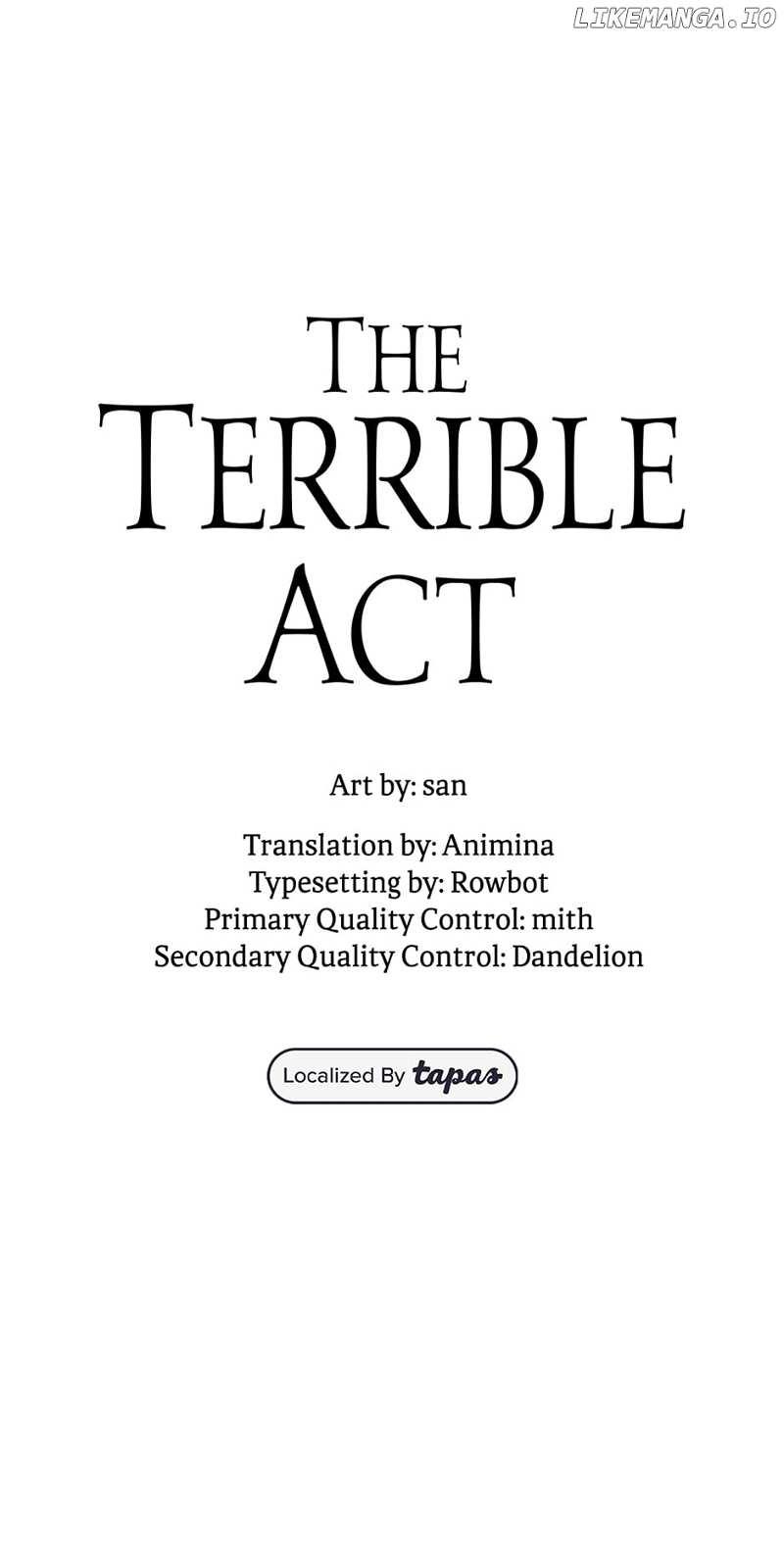 The Terrible Act - Chapter 30