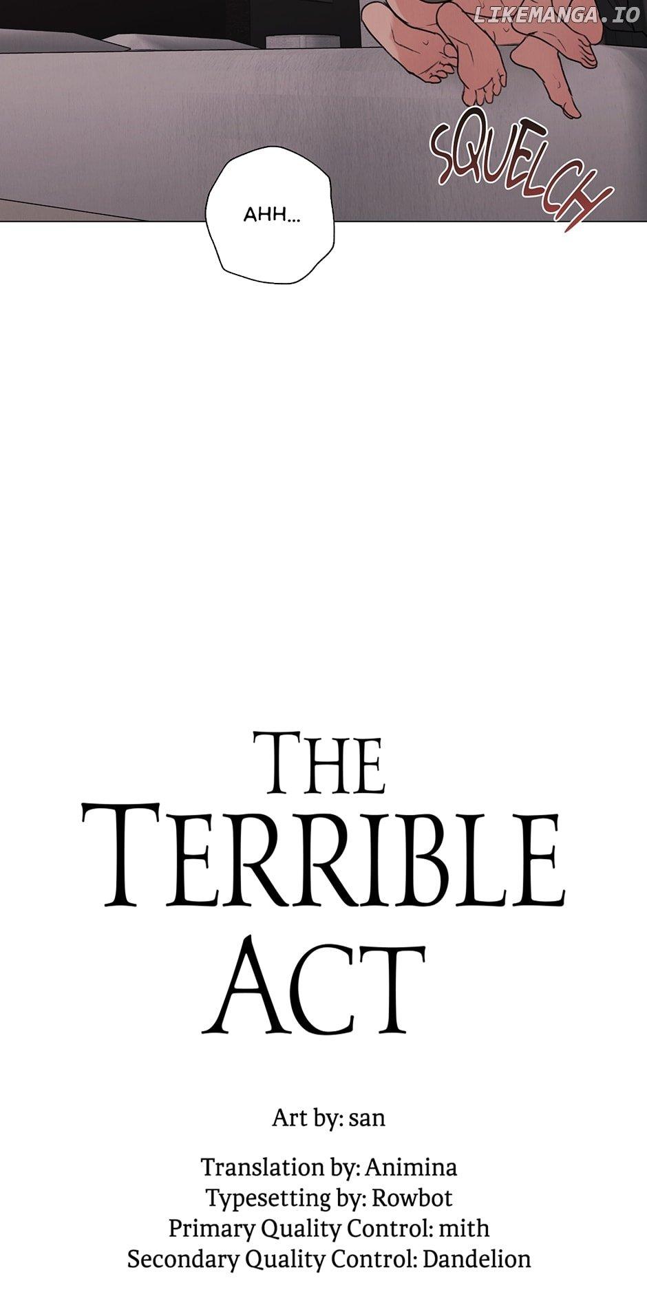 The Terrible Act - Chapter 34