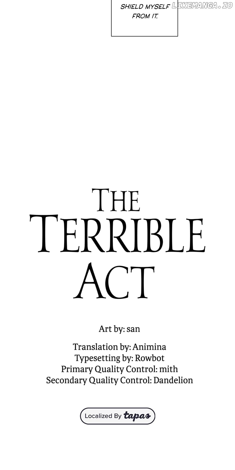 The Terrible Act - Chapter 37