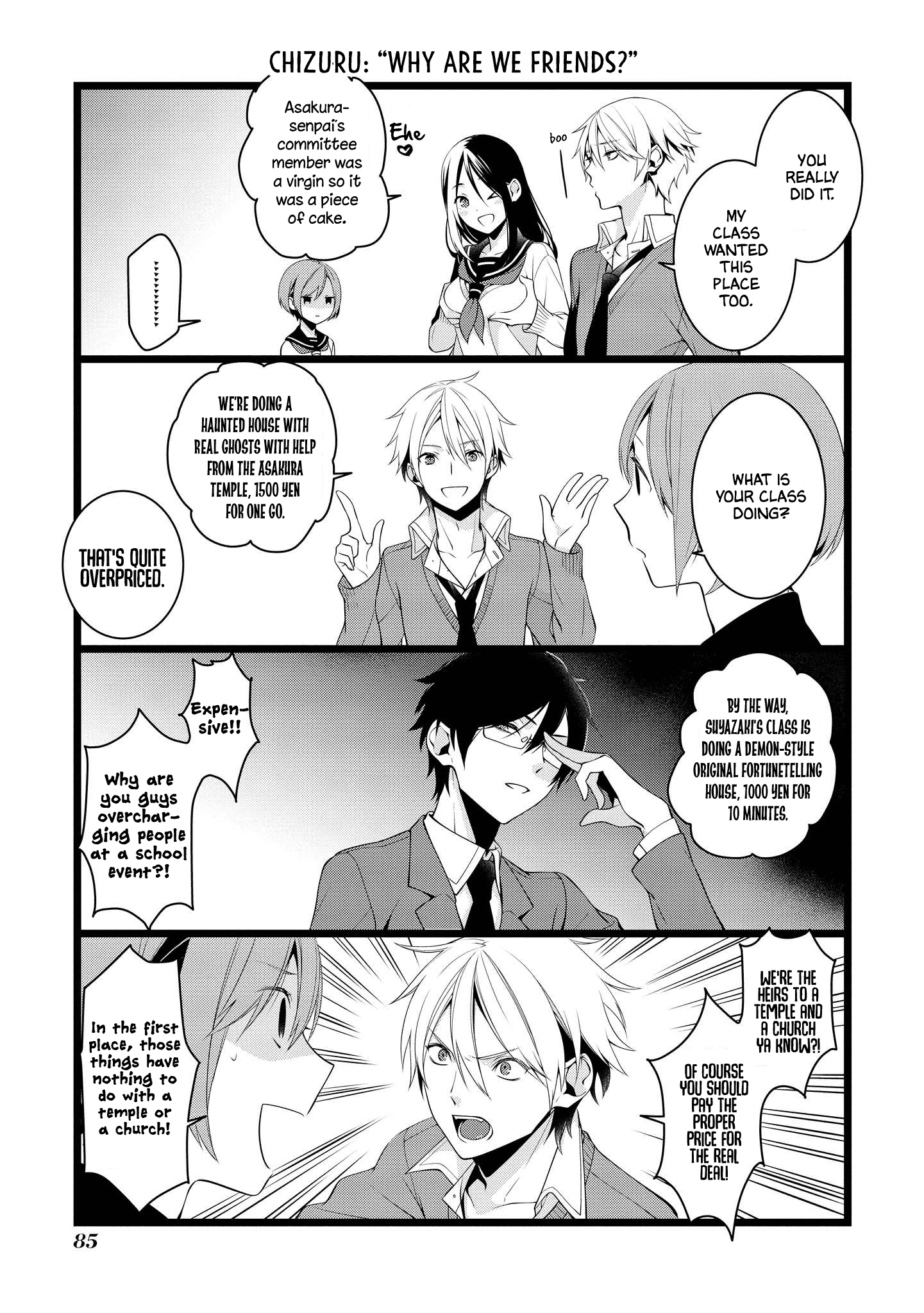 A Pervert In Love Is A Demon. - Chapter 11: The Day Before The Culture Festival