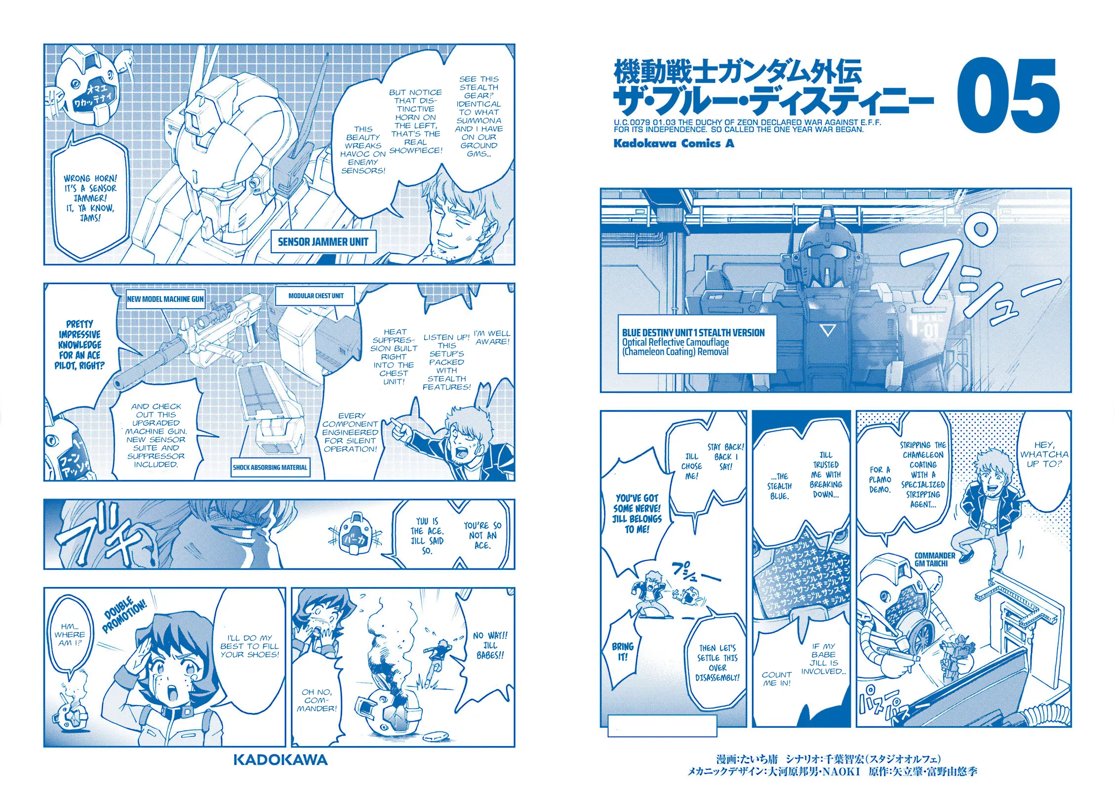 Kidou Sensei Gundam Gaiden - The Blue Destiny (Taichi You) - Vol.5 Chapter 25: Clare Kilmer