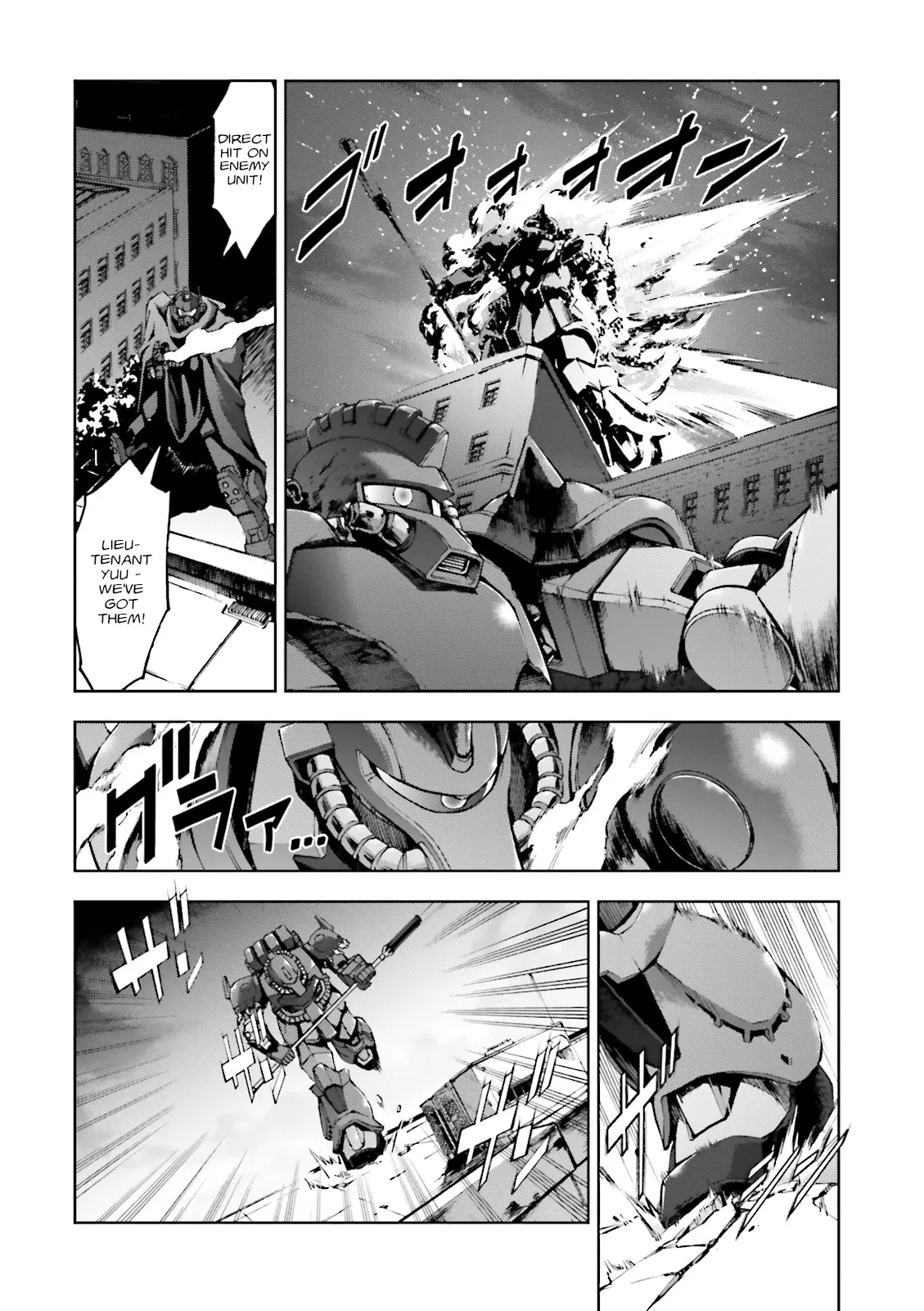 Kidou Sensei Gundam Gaiden - The Blue Destiny (Taichi You) - Vol.5 Chapter 22: Night Combat In The City Streets