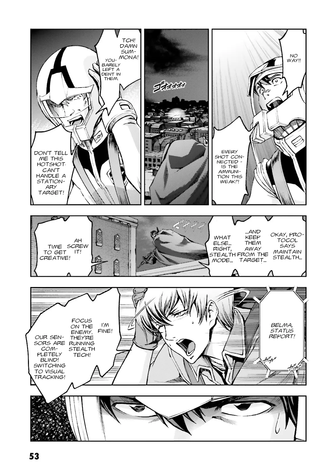 Kidou Sensei Gundam Gaiden - The Blue Destiny (Taichi You) - Vol.5 Chapter 22: Night Combat In The City Streets