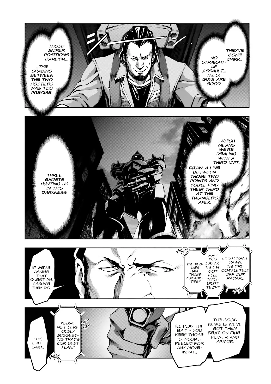 Kidou Sensei Gundam Gaiden - The Blue Destiny (Taichi You) - Vol.5 Chapter 22: Night Combat In The City Streets