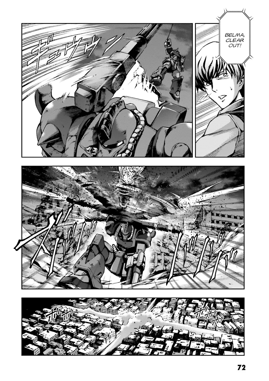 Kidou Sensei Gundam Gaiden - The Blue Destiny (Taichi You) - Vol.5 Chapter 22: Night Combat In The City Streets