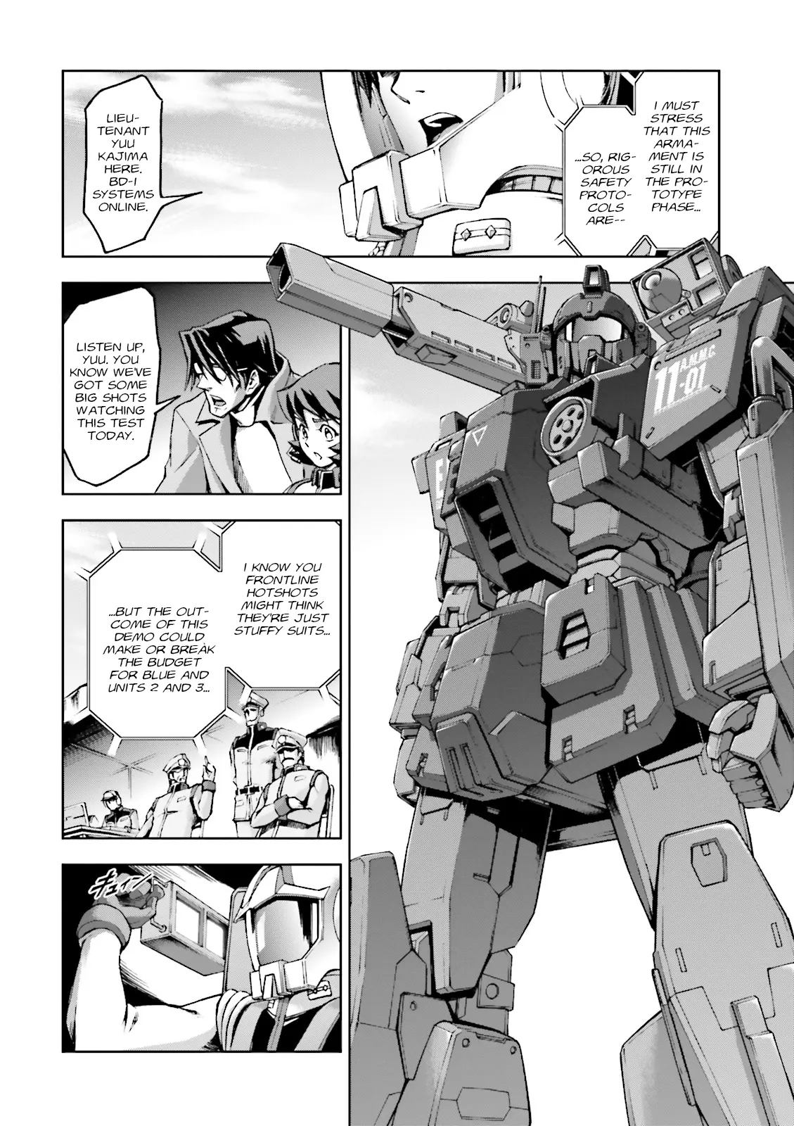 Kidou Sensei Gundam Gaiden - The Blue Destiny (Taichi You) - Vol.4 Chapter 19: A New Power