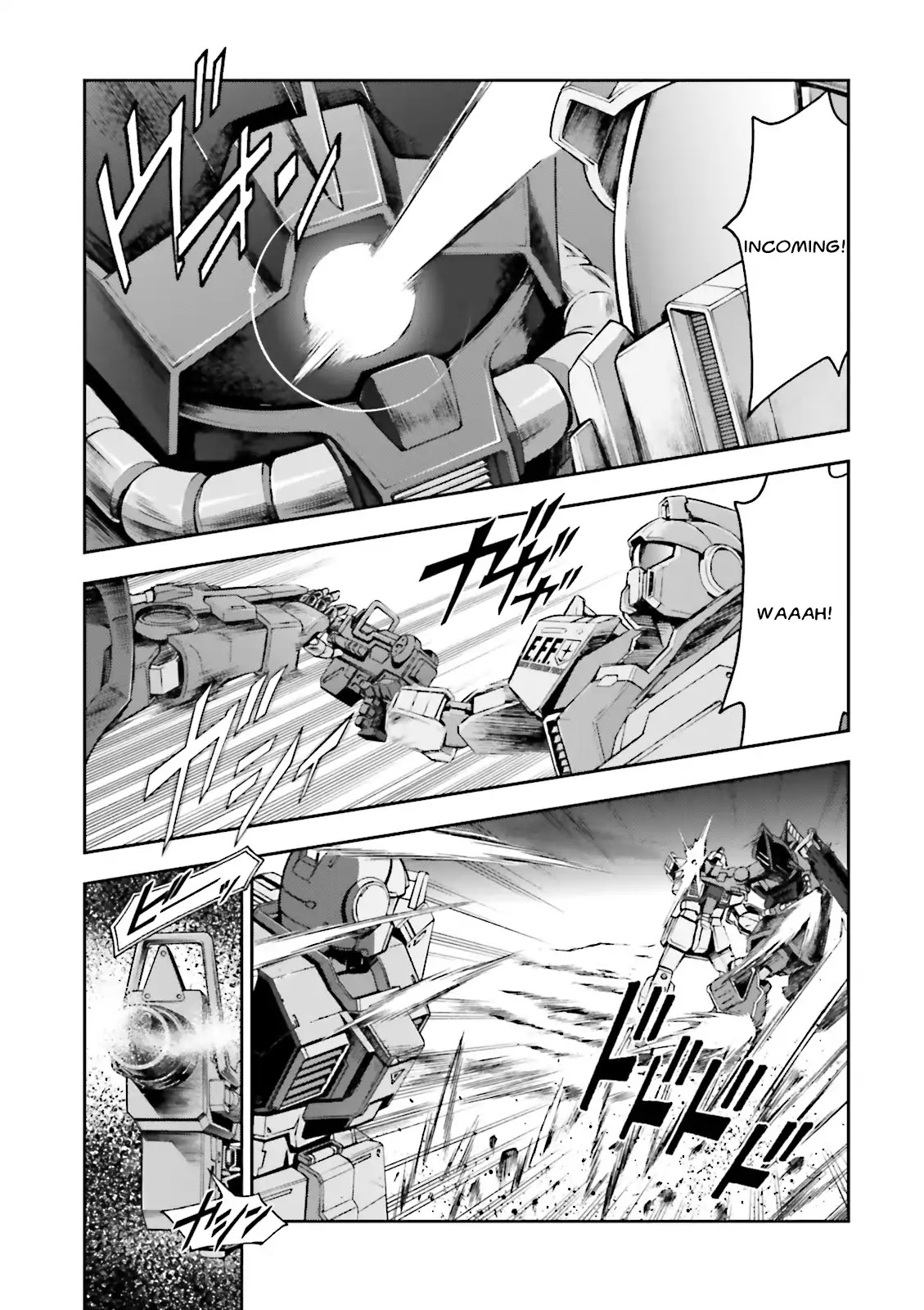 Kidou Sensei Gundam Gaiden - The Blue Destiny (Taichi You) - Chapter 4: Stage 4 - Tenacious Trackers