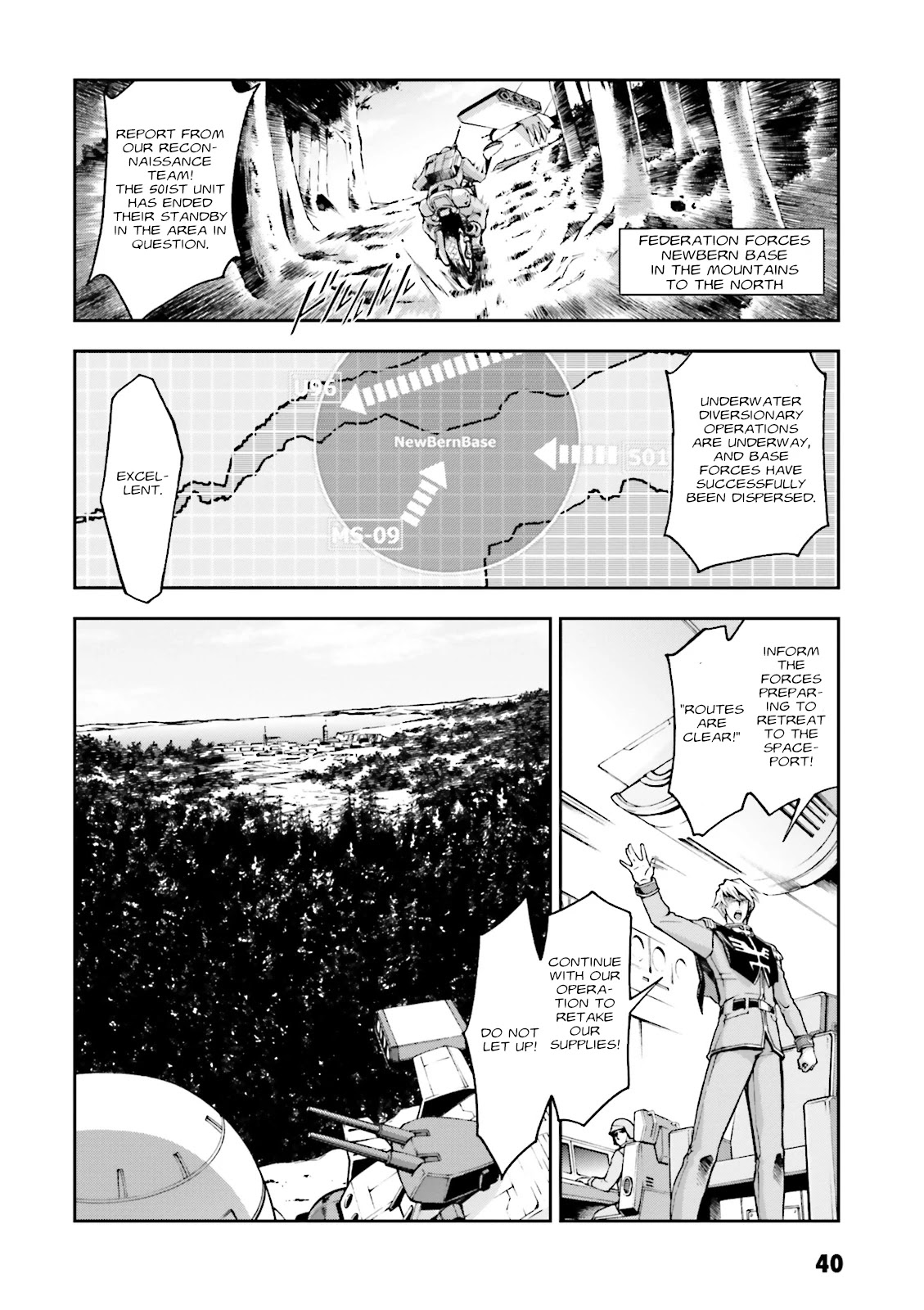 Kidou Sensei Gundam Gaiden - The Blue Destiny (Taichi You) - Chapter 7: Battle Of Newbern Base