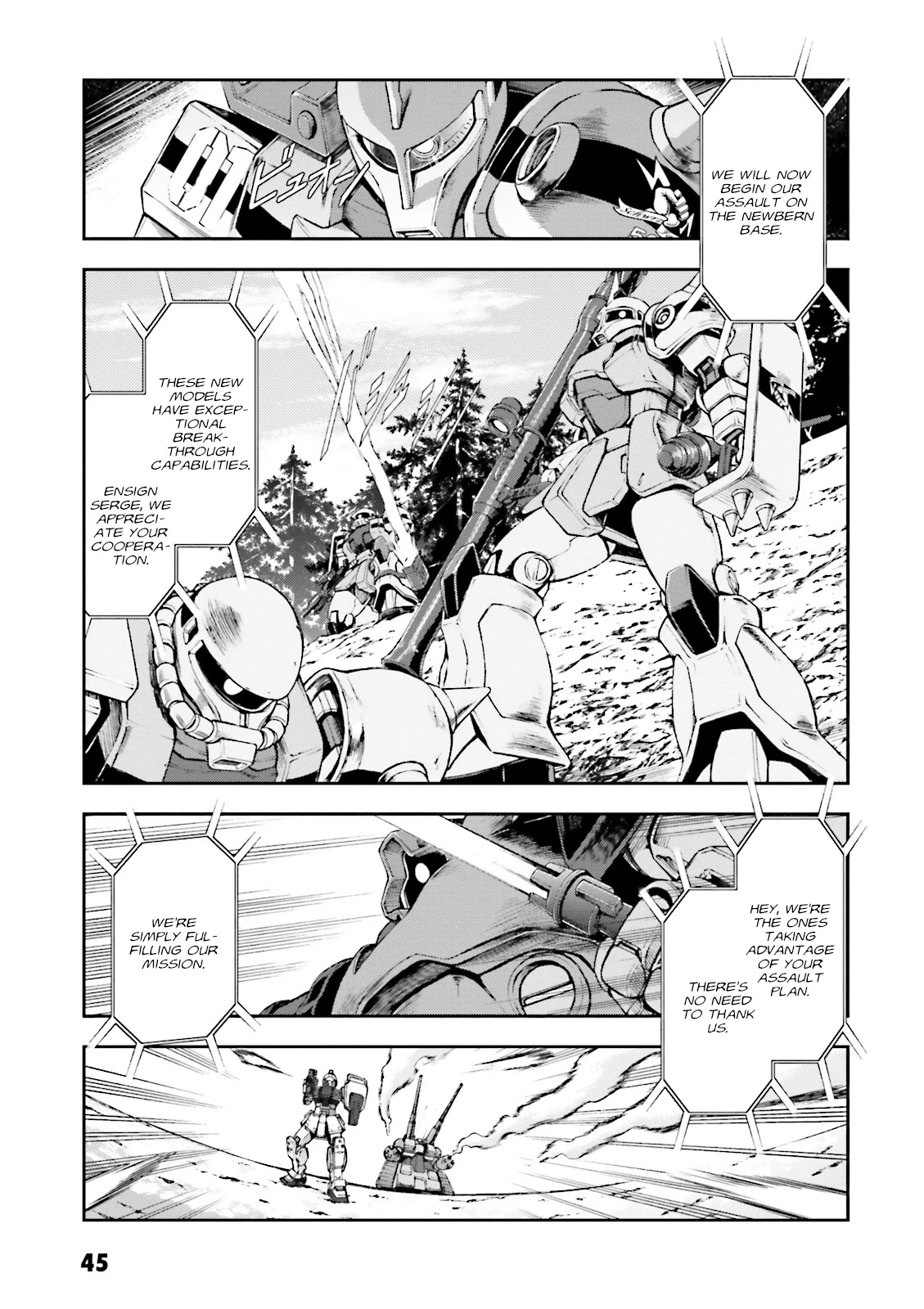 Kidou Sensei Gundam Gaiden - The Blue Destiny (Taichi You) - Chapter 7: Battle Of Newbern Base