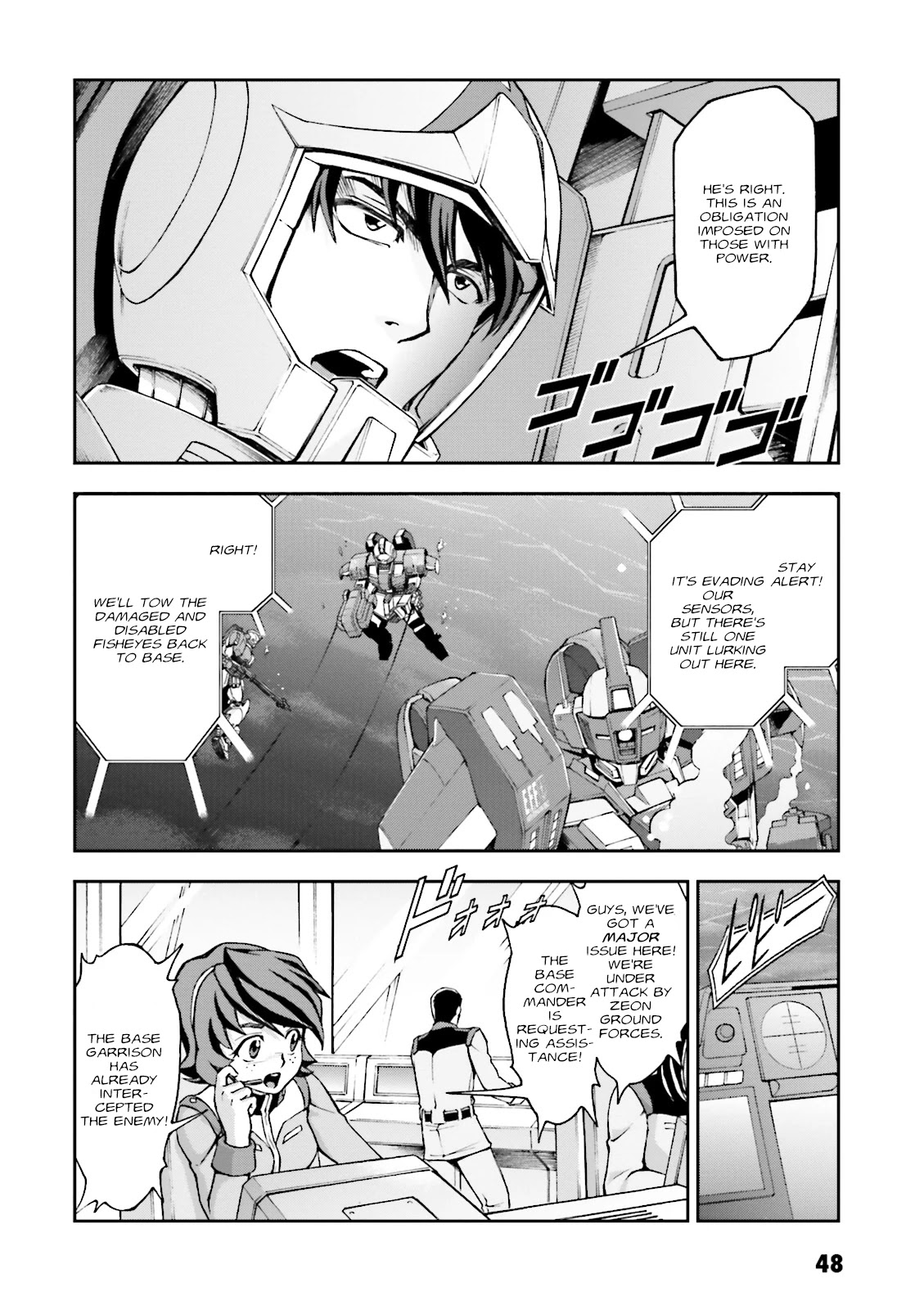 Kidou Sensei Gundam Gaiden - The Blue Destiny (Taichi You) - Chapter 7: Battle Of Newbern Base