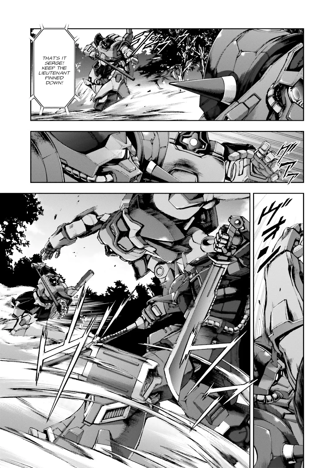 Kidou Sensei Gundam Gaiden - The Blue Destiny (Taichi You) - Vol.4 Chapter 20: A Knight's Resolve