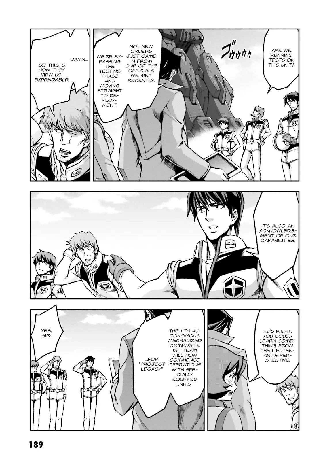 Kidou Sensei Gundam Gaiden - The Blue Destiny (Taichi You) - Vol.4 Chapter 20: A Knight's Resolve