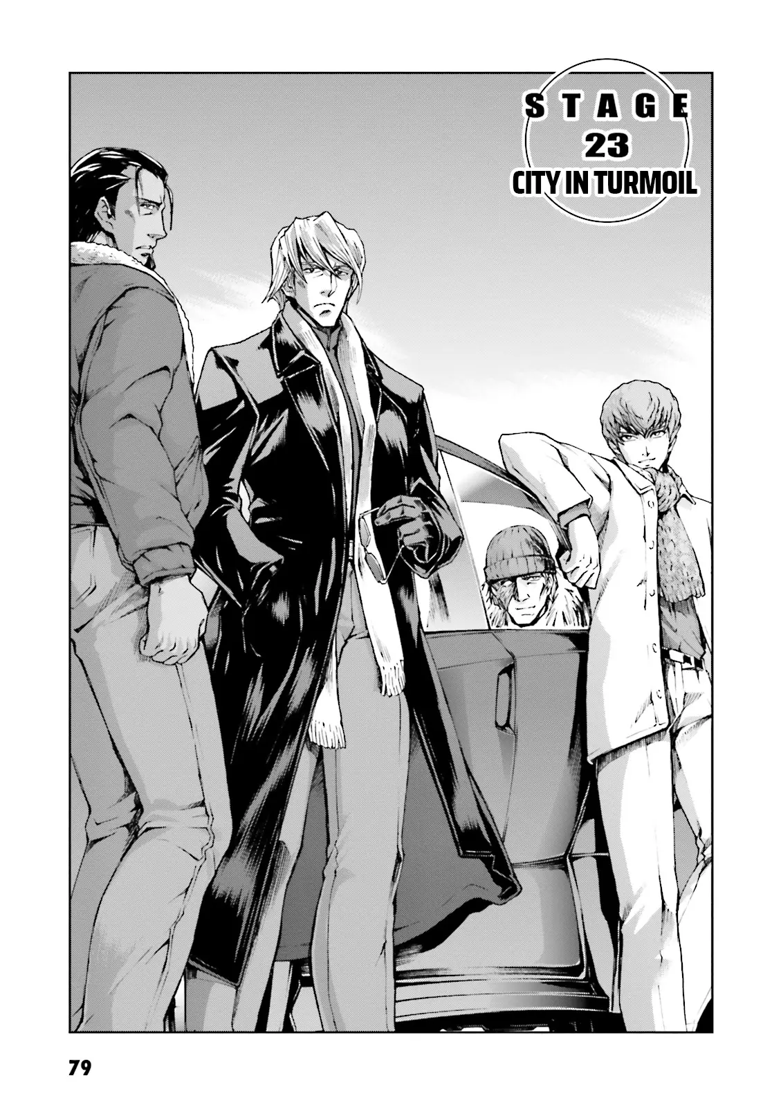 Kidou Sensei Gundam Gaiden - The Blue Destiny (Taichi You) - Vol.5 Chapter 23: City In Turmoil