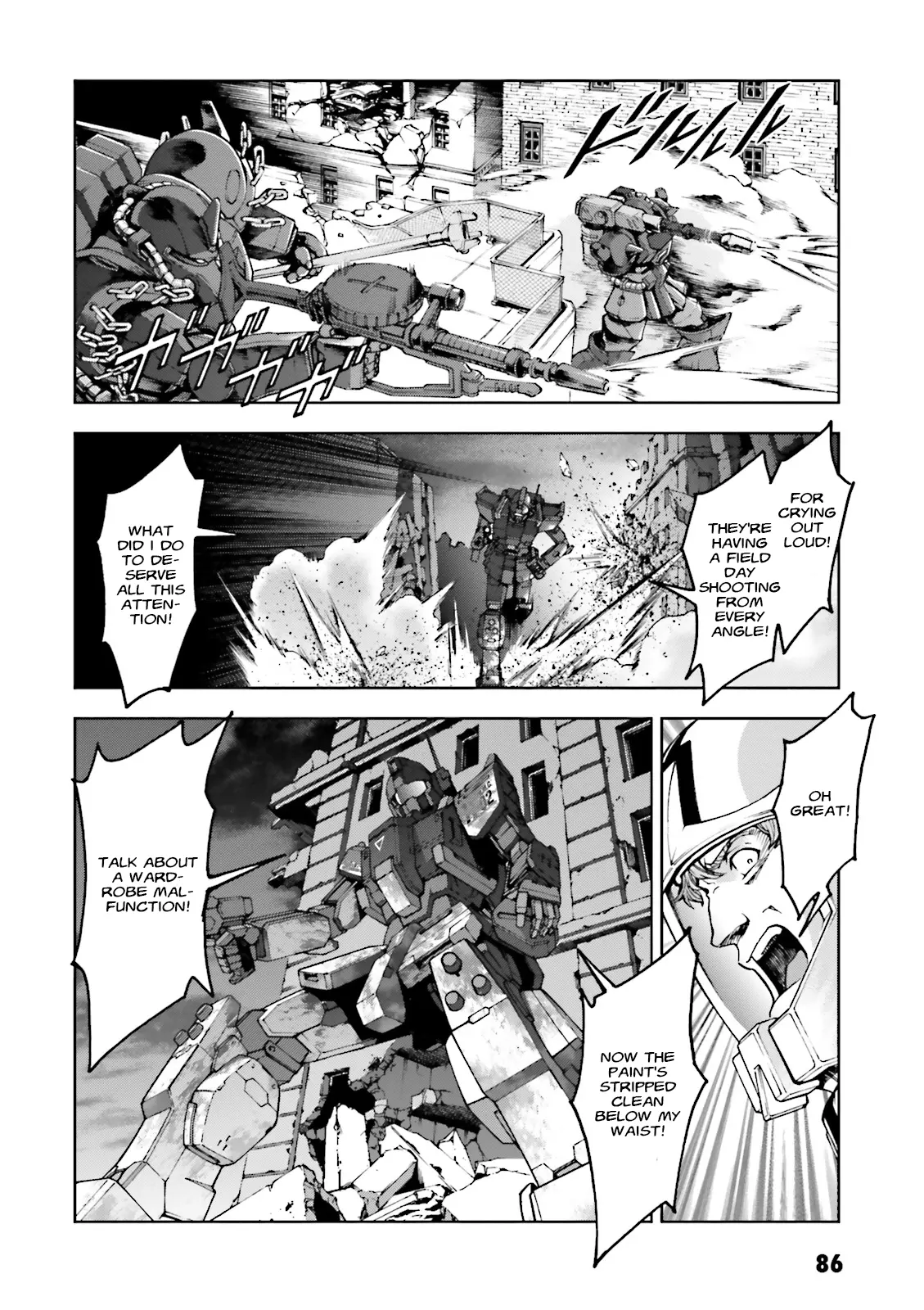 Kidou Sensei Gundam Gaiden - The Blue Destiny (Taichi You) - Vol.5 Chapter 23: City In Turmoil