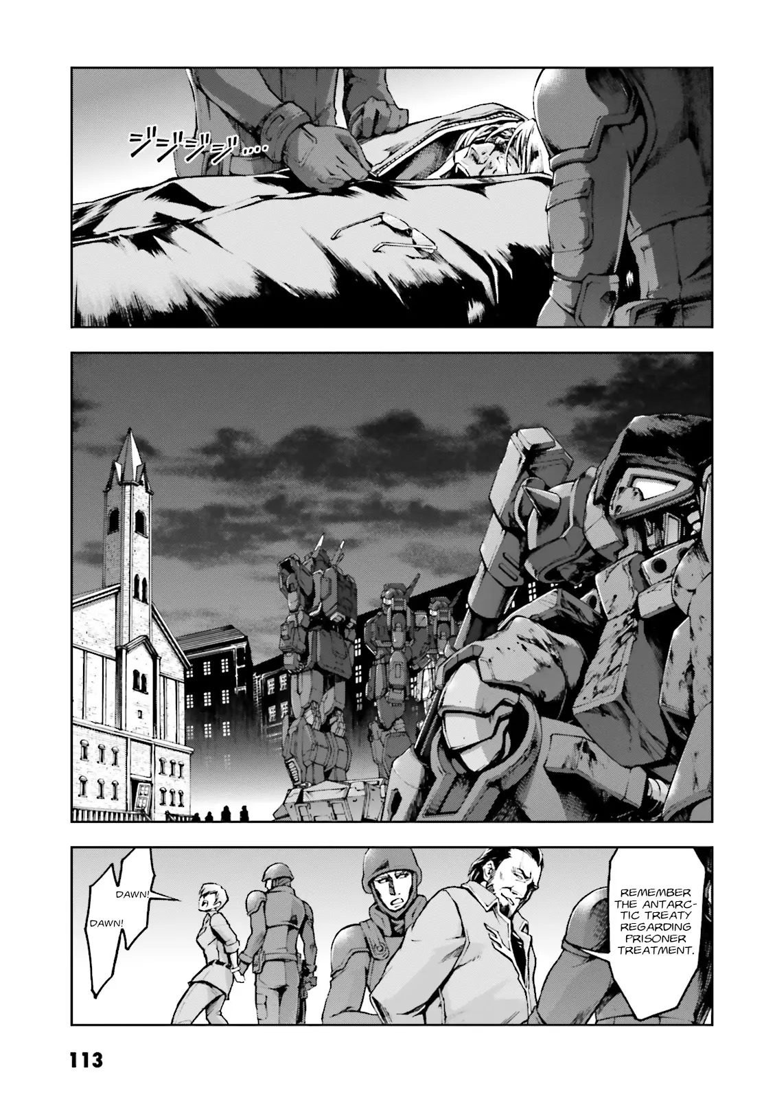 Kidou Sensei Gundam Gaiden - The Blue Destiny (Taichi You) - Vol.5 Chapter 23: City In Turmoil