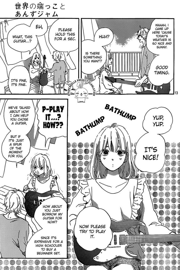 Sekai No Hashikko To Anzu Jam - Vol.2 Chapter 8 : Blue Sky Guitar