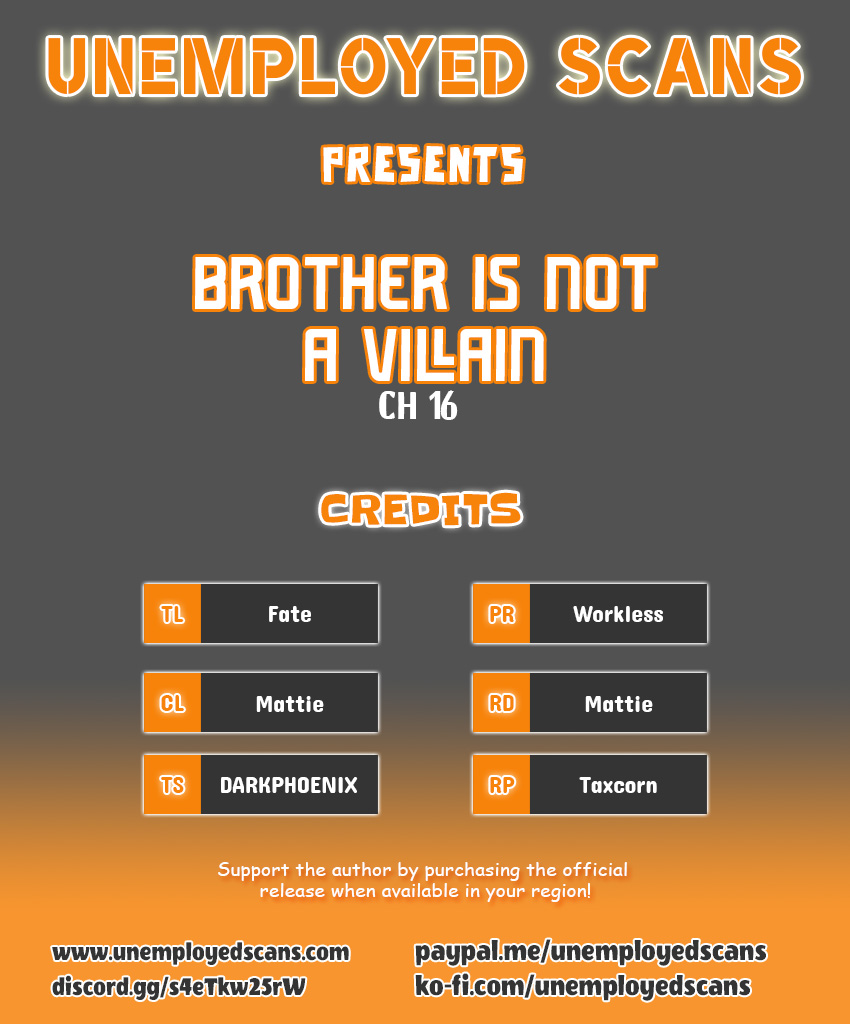 Brother Is Not The Villain - Chapter 16