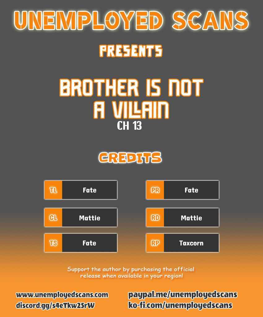 Brother Is Not The Villain - Chapter 13