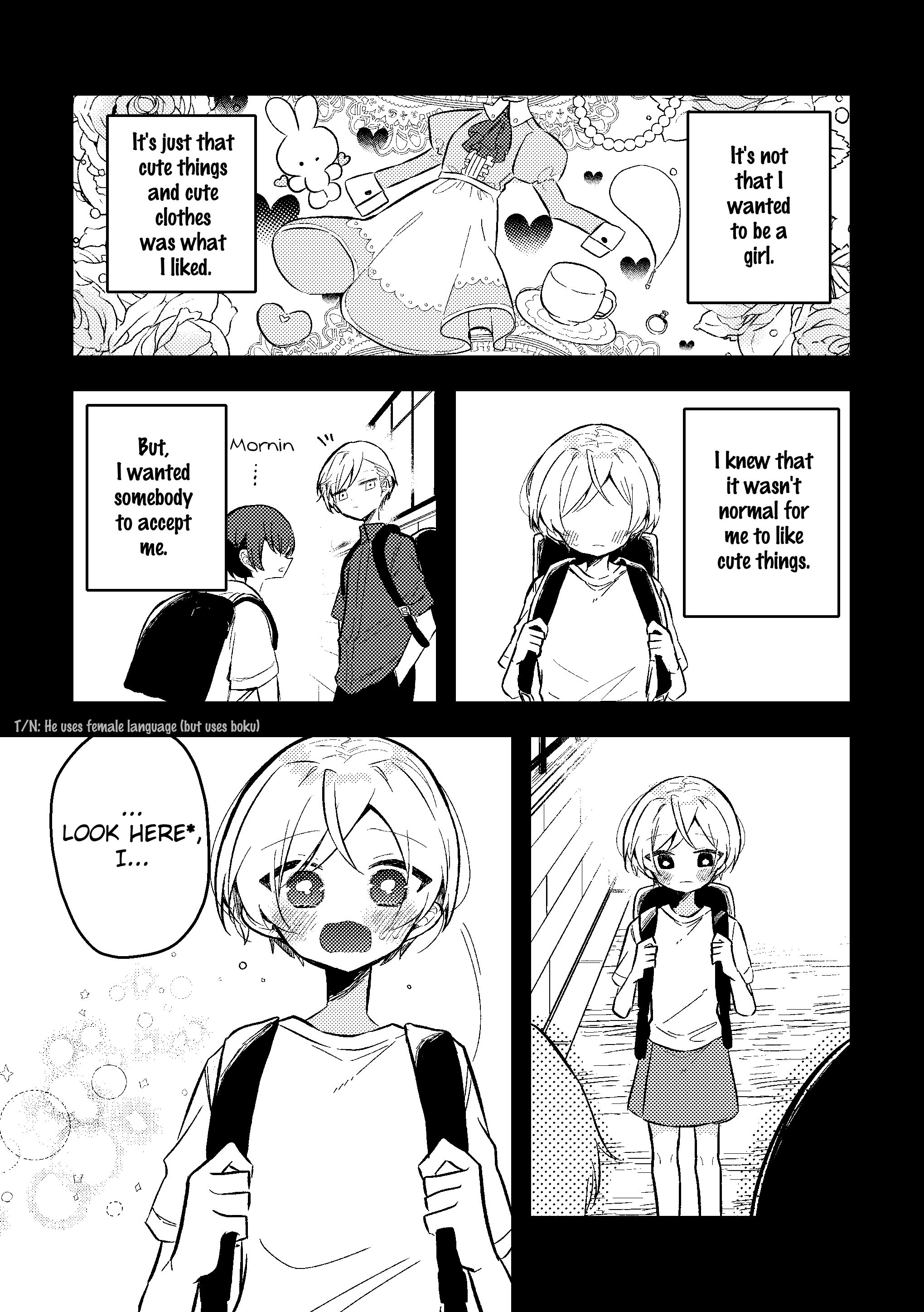 Nikagetsugo Ni Seibetsu Ga Bareru Josou Danshi - Vol.1 Chapter 8: "The Reason Why I Crossdress"