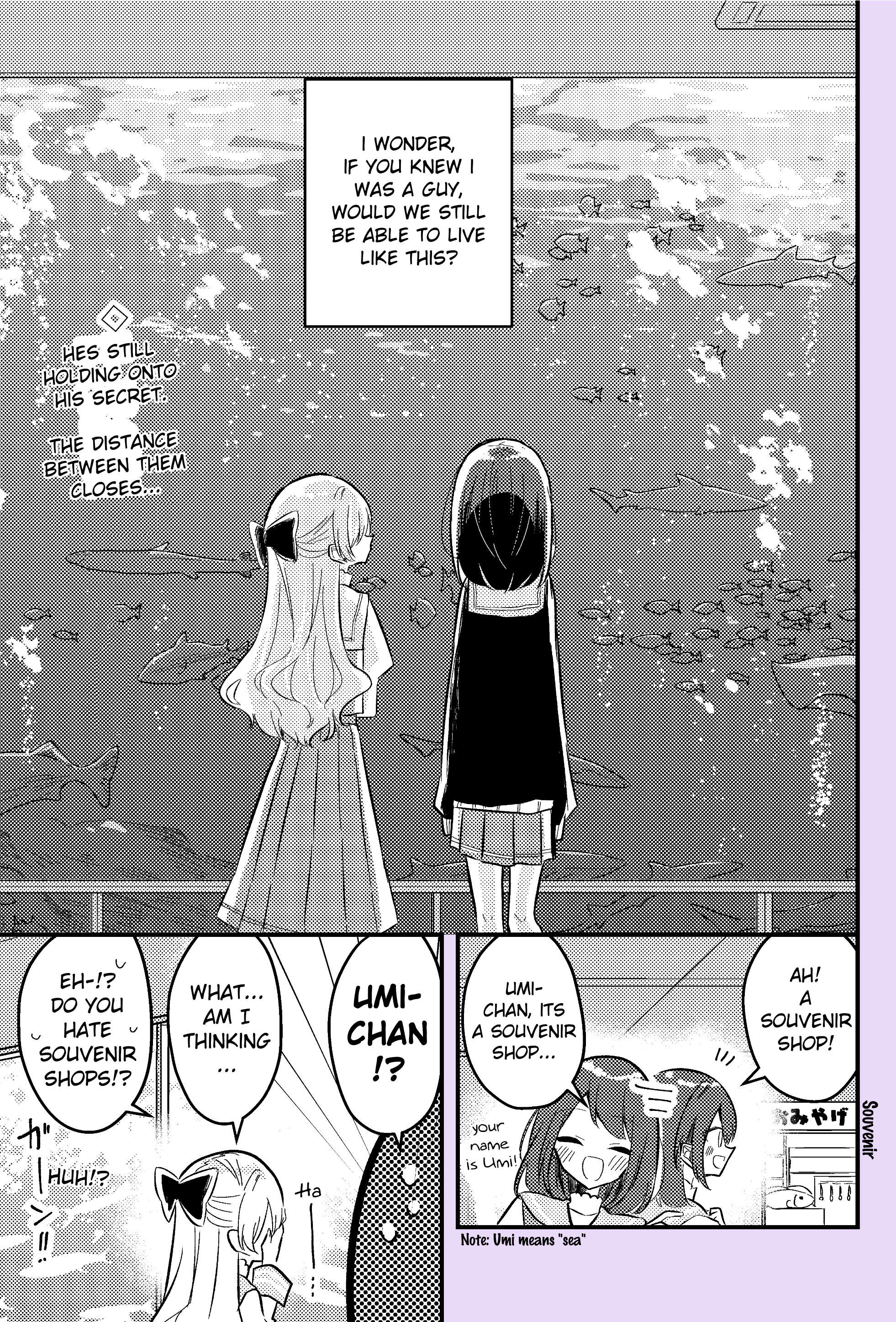 Nikagetsugo Ni Seibetsu Ga Bareru Josou Danshi - Vol.1 Chapter 5: "A Heart Throbbing Aquarium Date?"