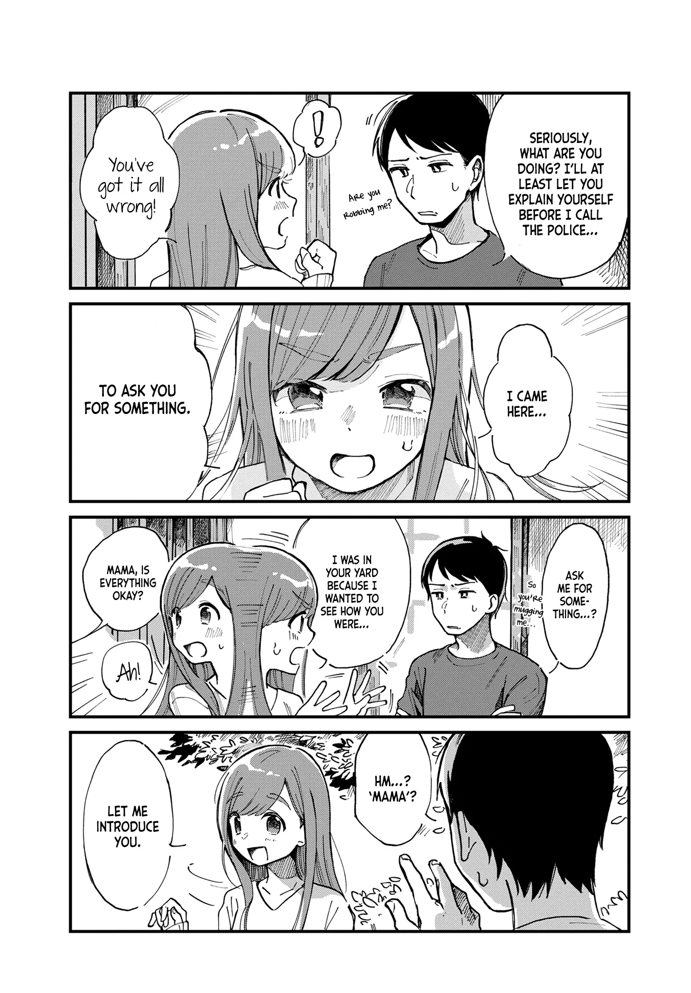 Harapeko Oyako To Motokare Yanushi - Chapter 1