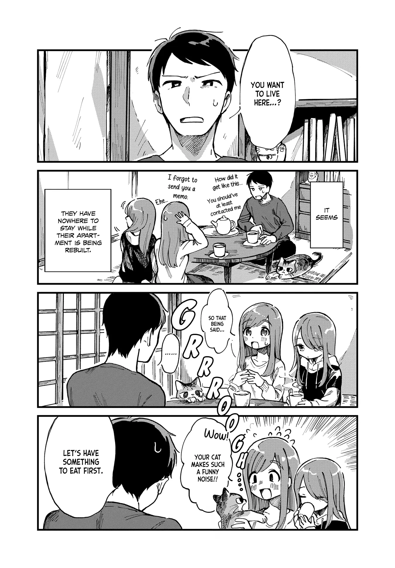 Harapeko Oyako To Motokare Yanushi - Chapter 1