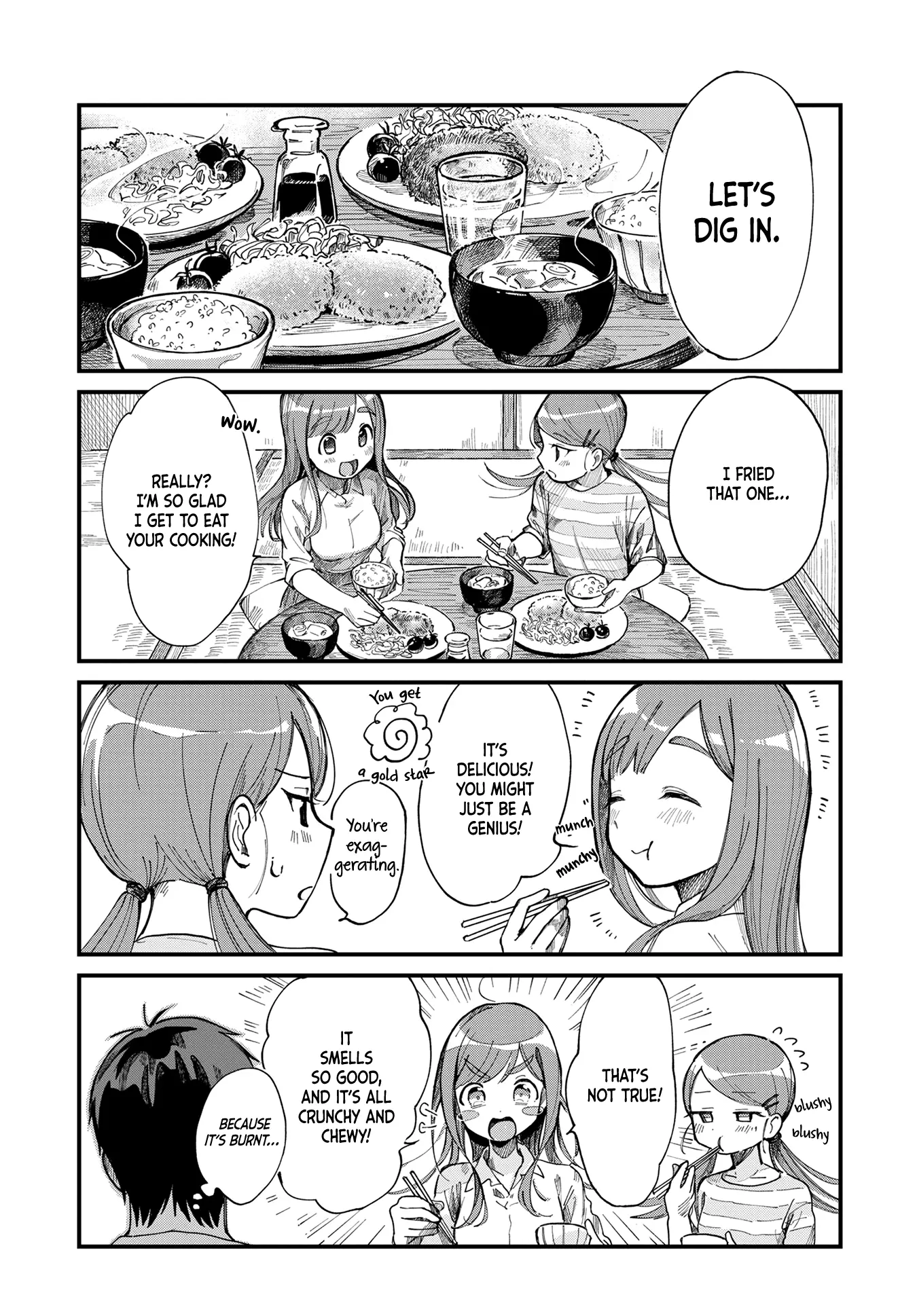 Harapeko Oyako To Motokare Yanushi - Chapter 4