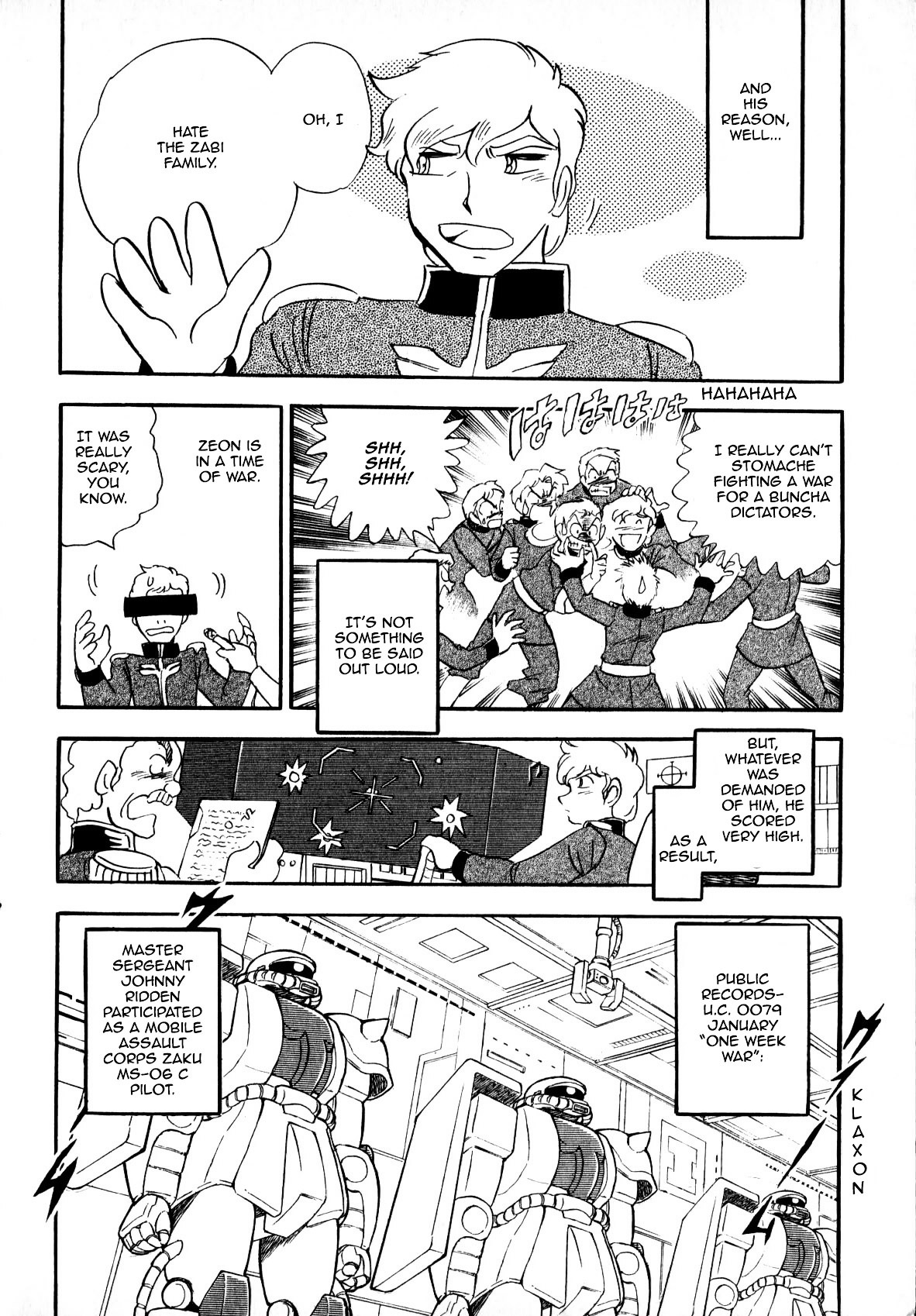 Kidou Senshi Gundam Msv Senki Johnny Ridden - Chapter 0