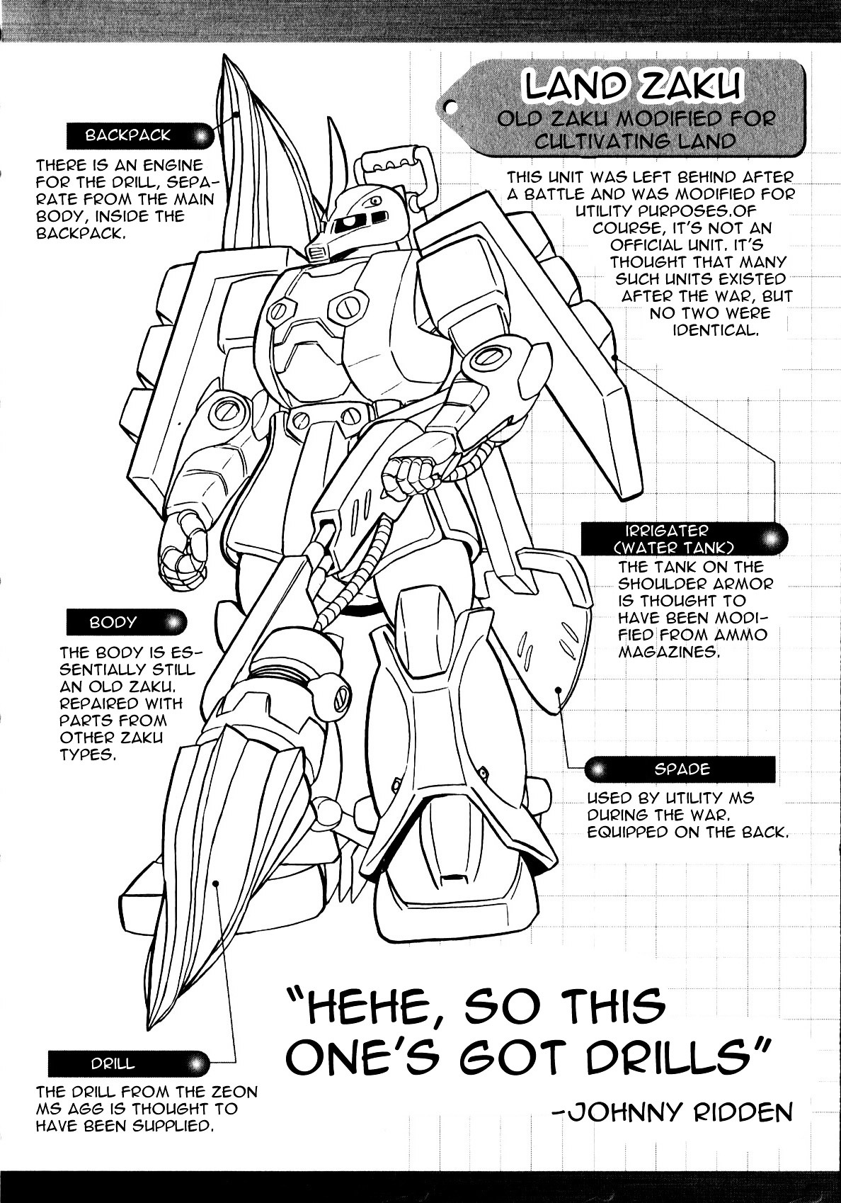 Kidou Senshi Gundam Msv Senki Johnny Ridden - Chapter 0