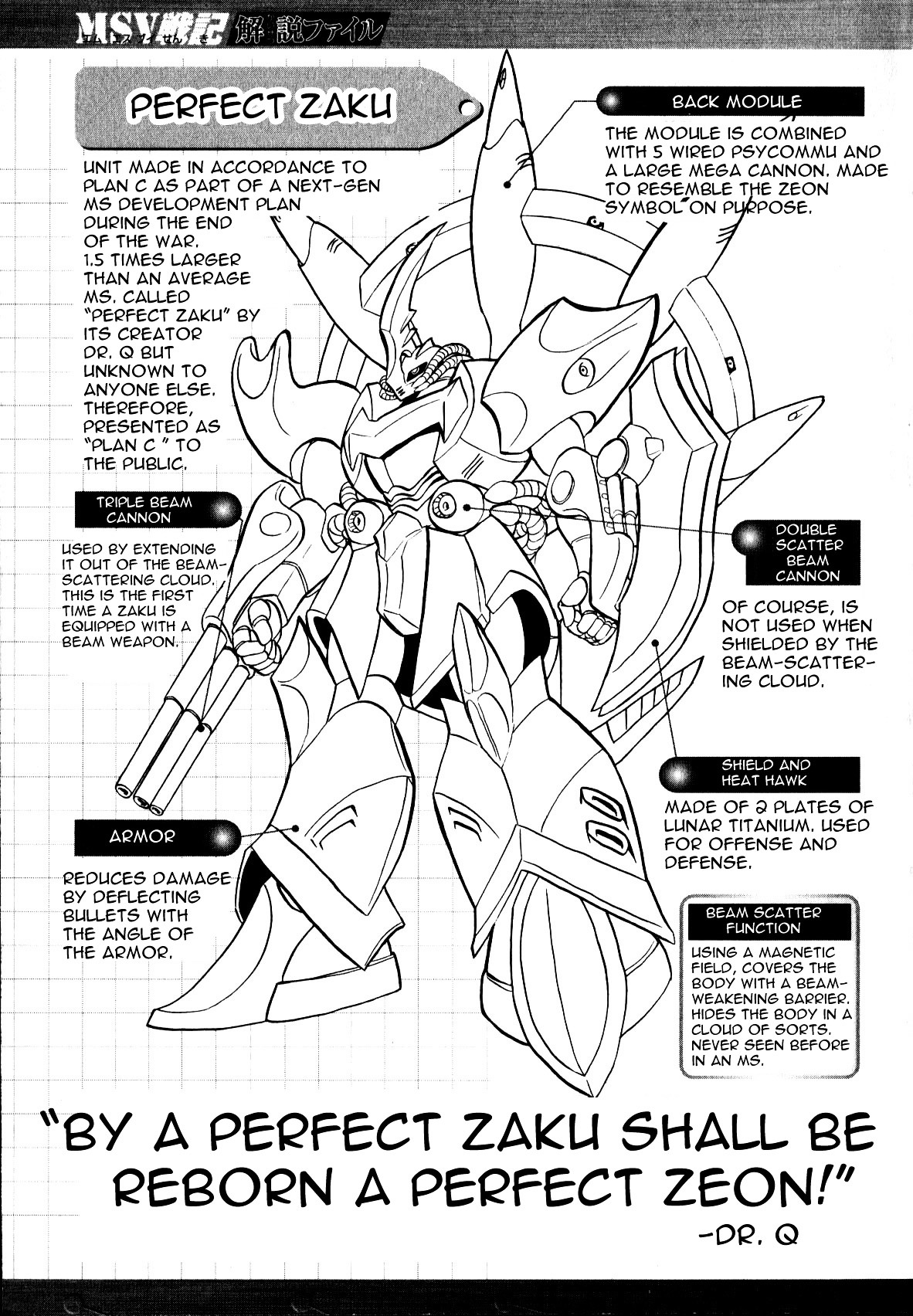 Kidou Senshi Gundam Msv Senki Johnny Ridden - Chapter 0