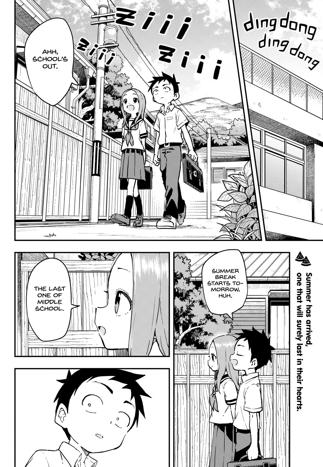 Karakai Jouzu No Takagi-San - Chapter 176: Line