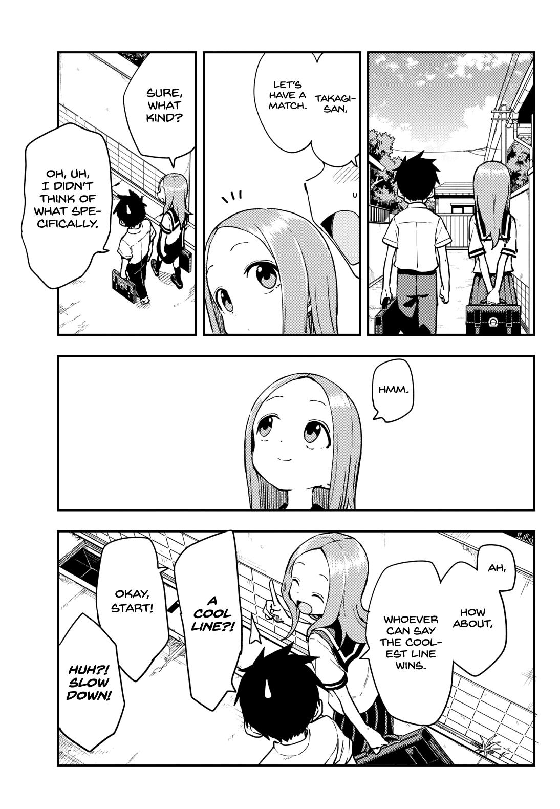 Karakai Jouzu No Takagi-San - Chapter 176: Line