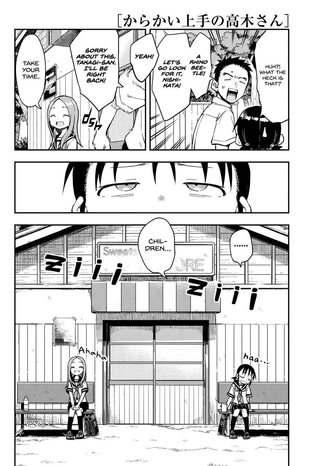 Karakai Jouzu No Takagi-San - Chapter 176: Line