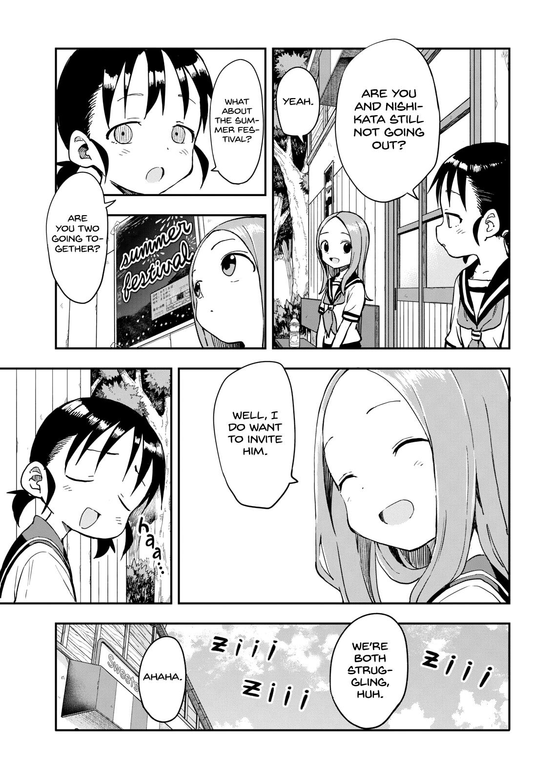 Karakai Jouzu No Takagi-San - Chapter 176: Line