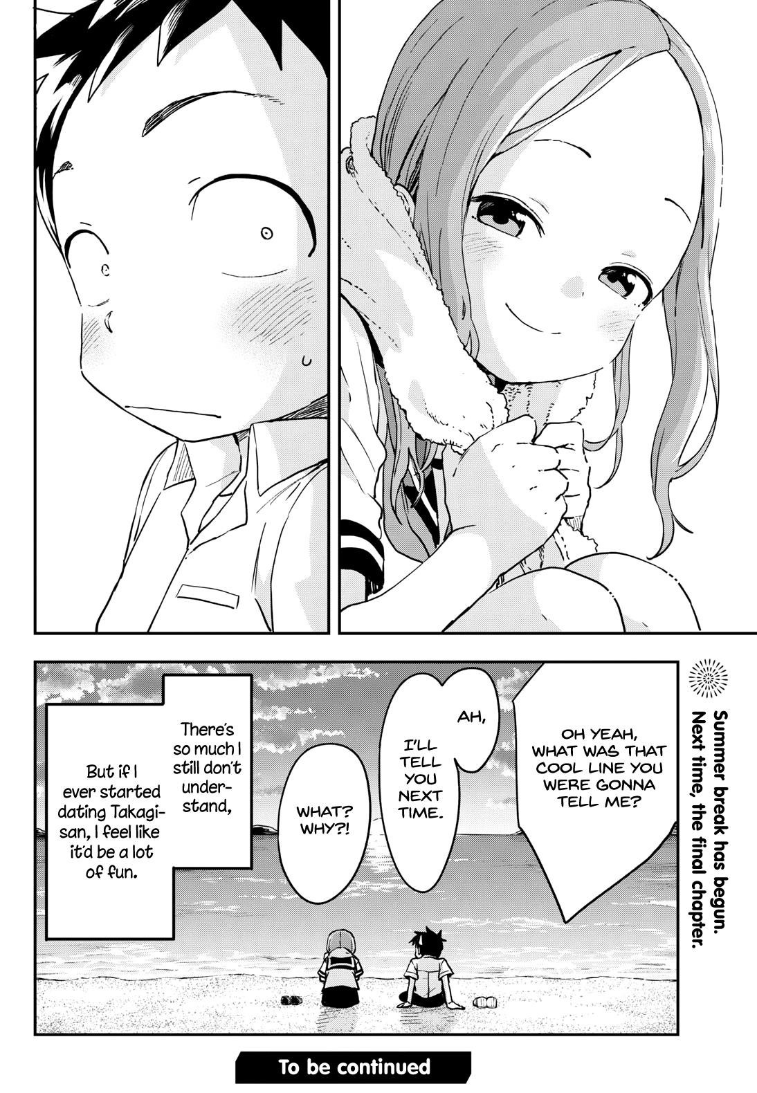 Karakai Jouzu No Takagi-San - Chapter 176: Line