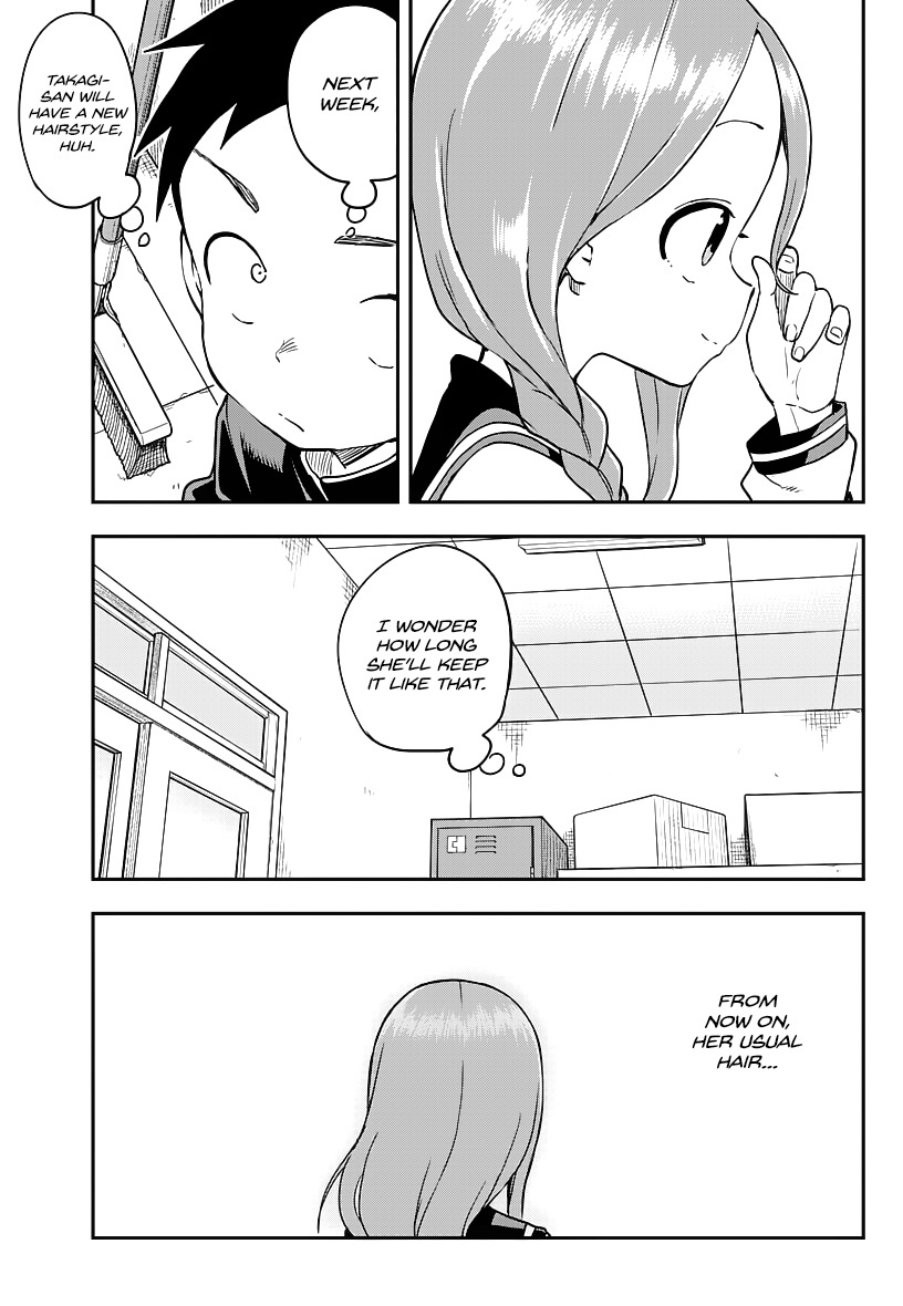 Karakai Jouzu No Takagi-San - Chapter 167: Hairstyle