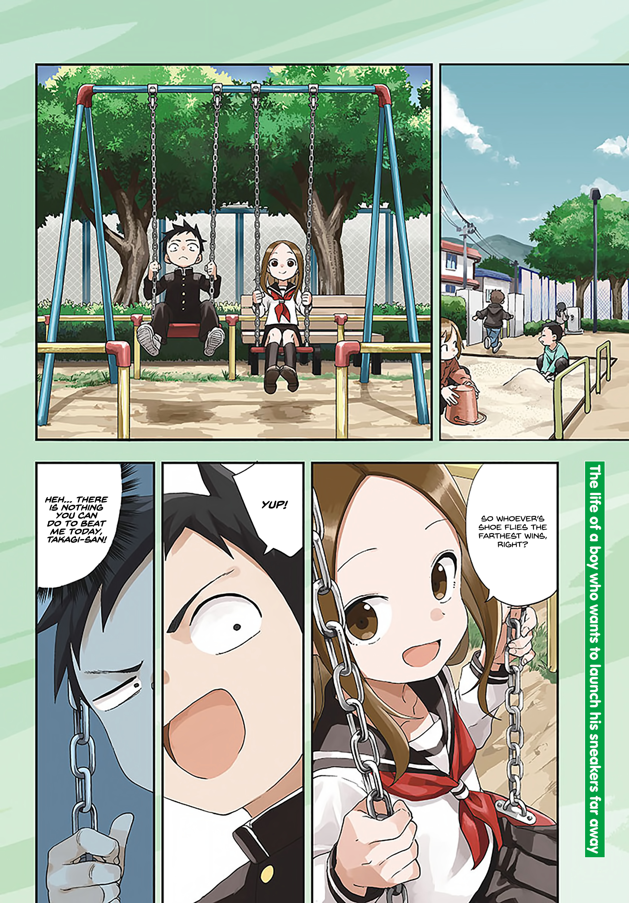 Karakai Jouzu No Takagi-San - Chapter 170: Swings