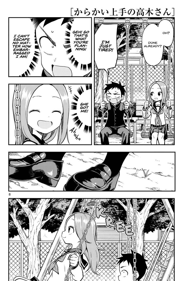 Karakai Jouzu No Takagi-San - Chapter 170: Swings