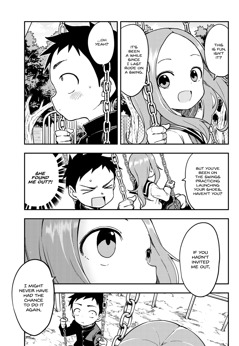 Karakai Jouzu No Takagi-San - Chapter 170: Swings