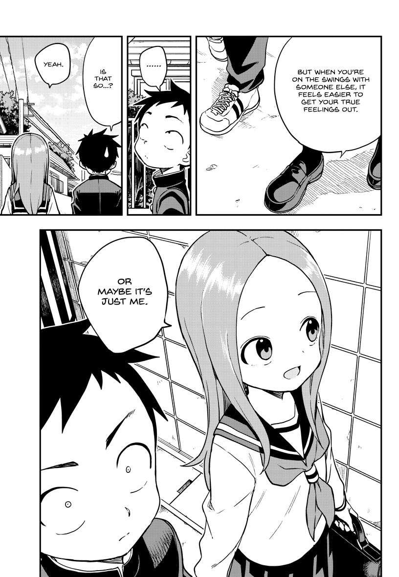 Karakai Jouzu No Takagi-San - Chapter 170: Swings