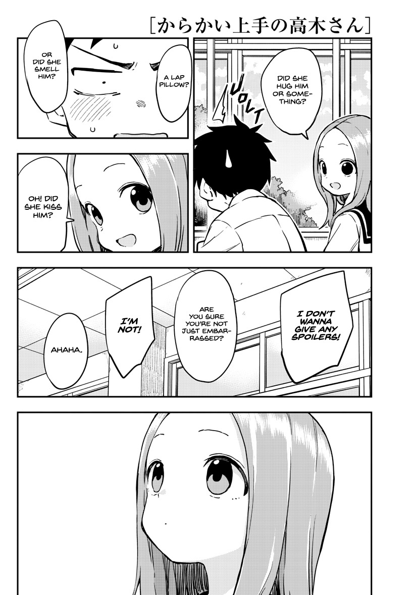 Karakai Jouzu No Takagi-San - Chapter 172: Staying Up Late